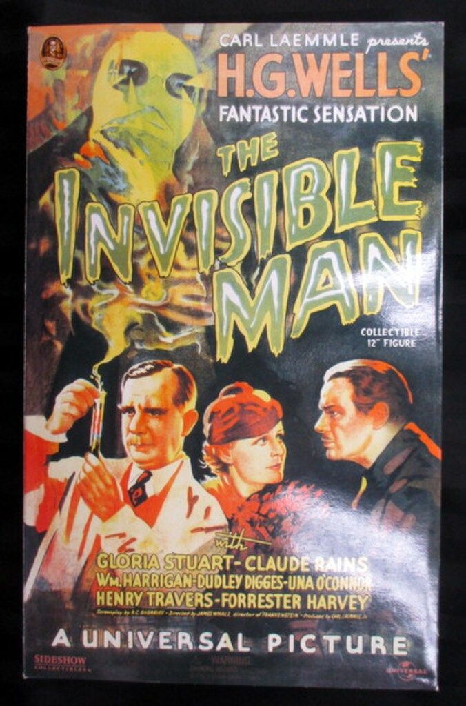 SIDESHOW COLLECTIBLE FIGURE THE INVISIBLE MAN 12インチ