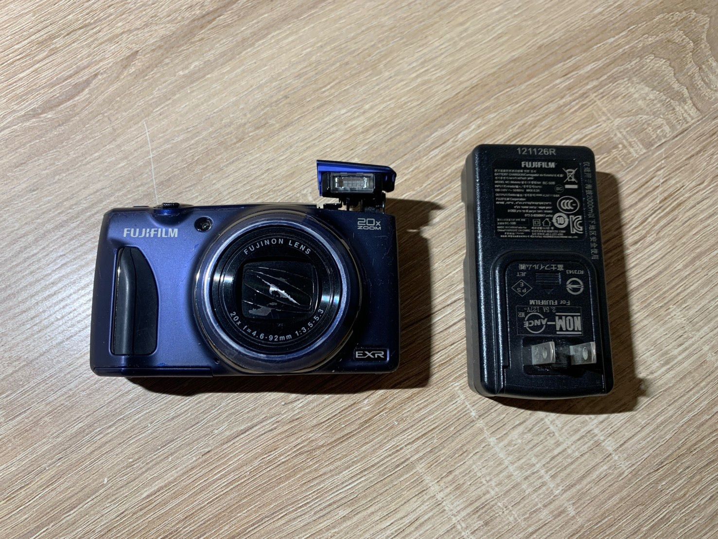 0840 FUJIFILM FINEPIX F900EXR ダークブルー デジカメ 【宅】