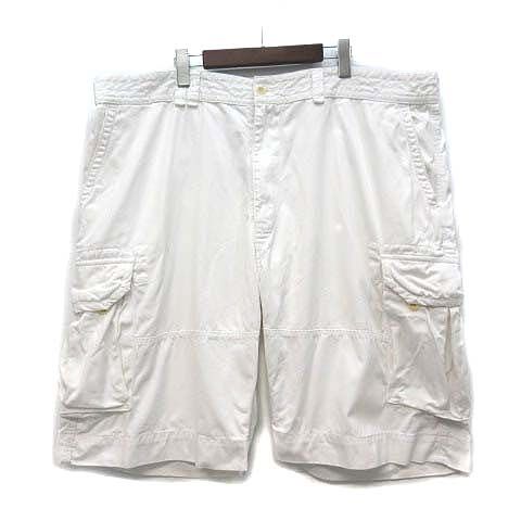 ポロ バイ ラルフローレン Polo by Ralph Lauren チノ カーゴショーツ ハーフパンツ ショートパンツ ホワイト 白 46B 大きいサイズサイズ ☆AA★