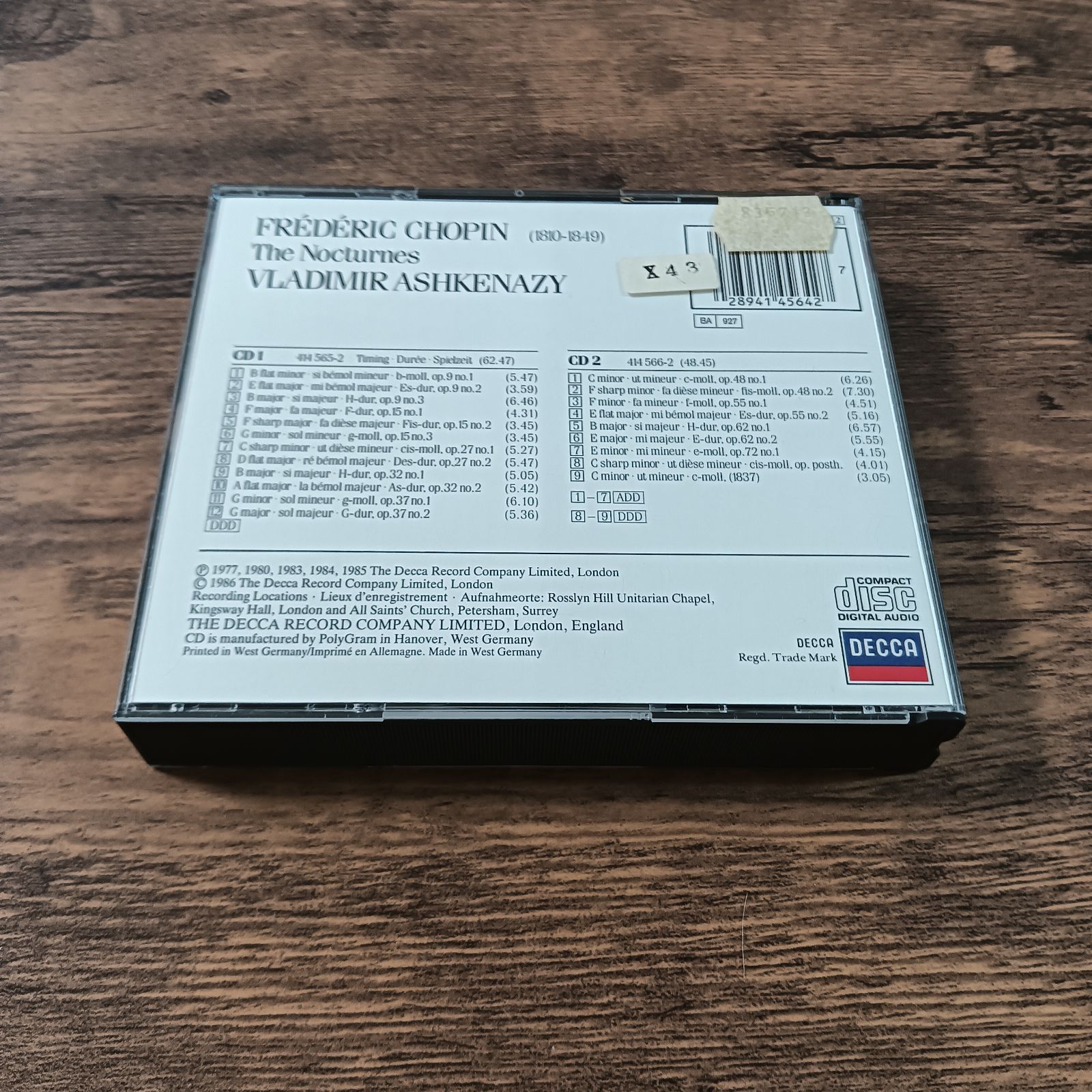 【中古】［CD］Chopin Amazon.co.jp: Chopin: Piano Works: ミュージック