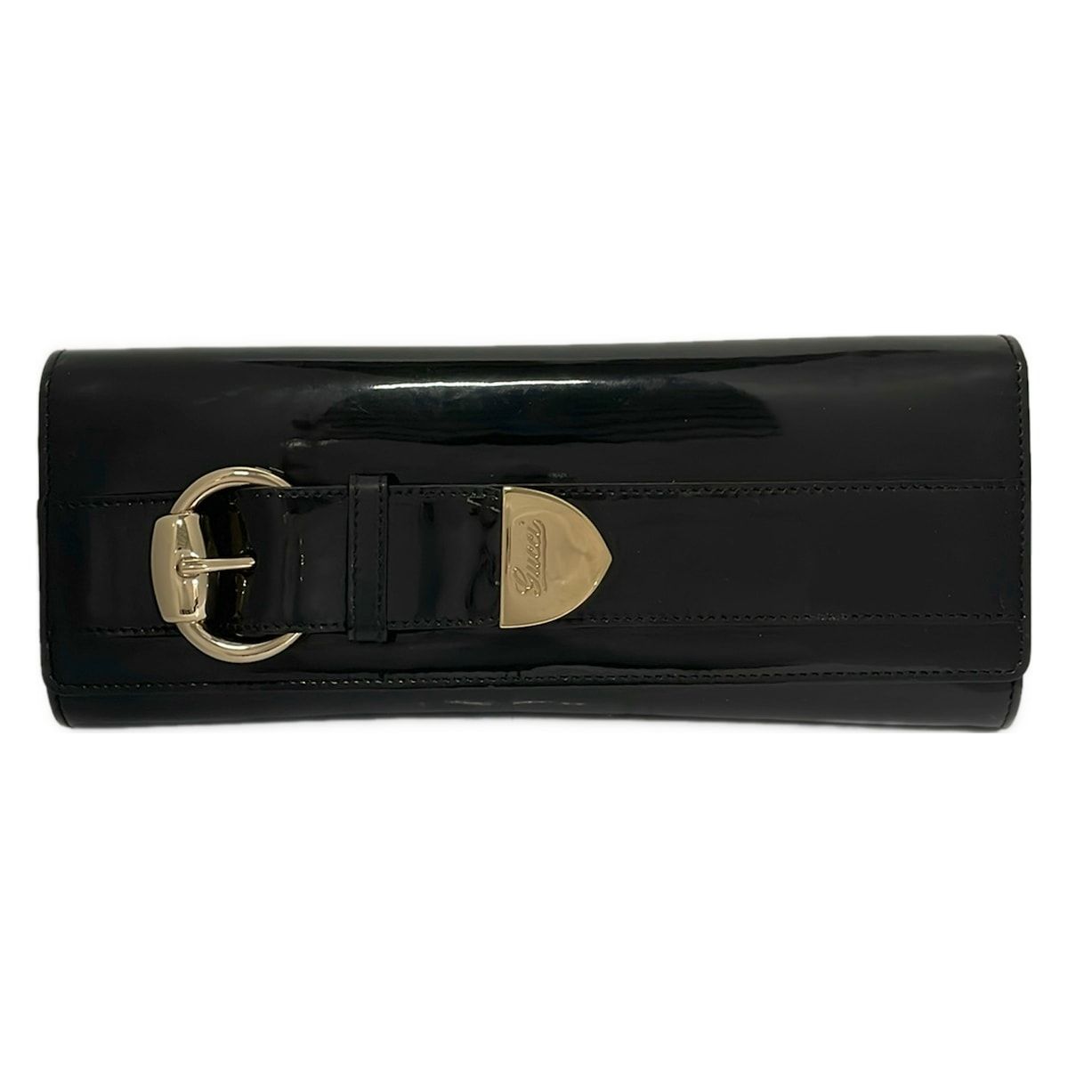 GUCCI(グッチ) クラッチバッグ - 213771 黒 レザー