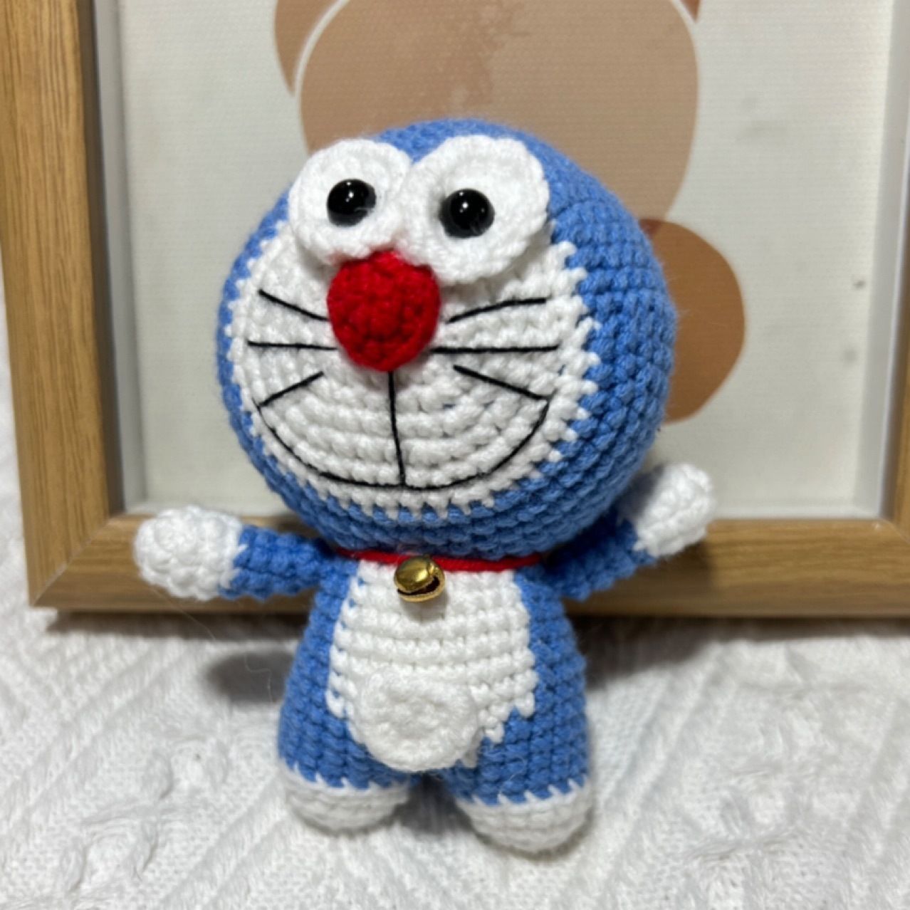 ドラえもん 手編み ぬいぐるみ 毛糸 かぎ針編み チャーム - メルカリ