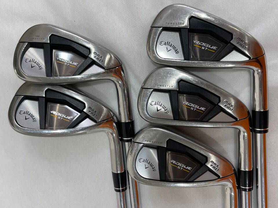 キャロウェイ　ローグST MAX 単品(5I,AW,GW アイアン FAST MAX ST ROGUE Callaway（キャロウェイ） FAST　アイアンセット　8本　純正ゼロス7S クラブ