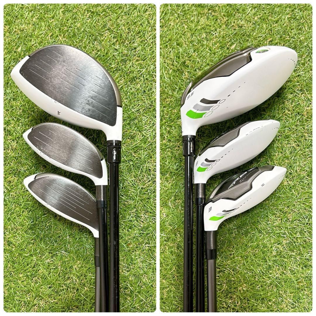 レフティ 左利き テーラーメイド RBZ 他 ゴルフクラブメンズ セット 本格的 左利き レフティ RBZ テーラーメイド ゴルフ クラブセット メンズ