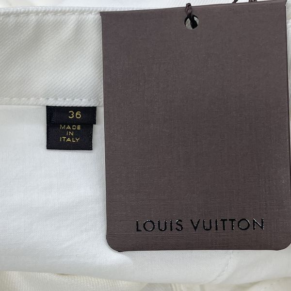 ○◇ 美品 ルイヴィトン LOUIS VUITTON ホワイトデニム ストレート