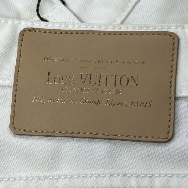 ○◇ 美品 ルイヴィトン LOUIS VUITTON ホワイトデニム ストレート