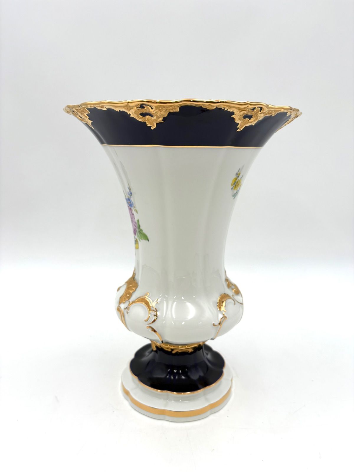 Meissen マイセン Bフォーム グランツゴールド 金彩 約24cm 花瓶 花器