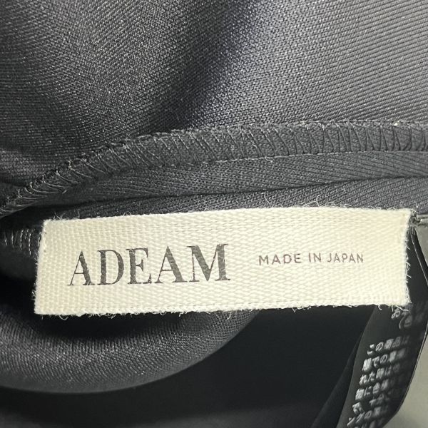 ◇ アディアム ADEAM ノースリーブトップス ニット Vネック フリル