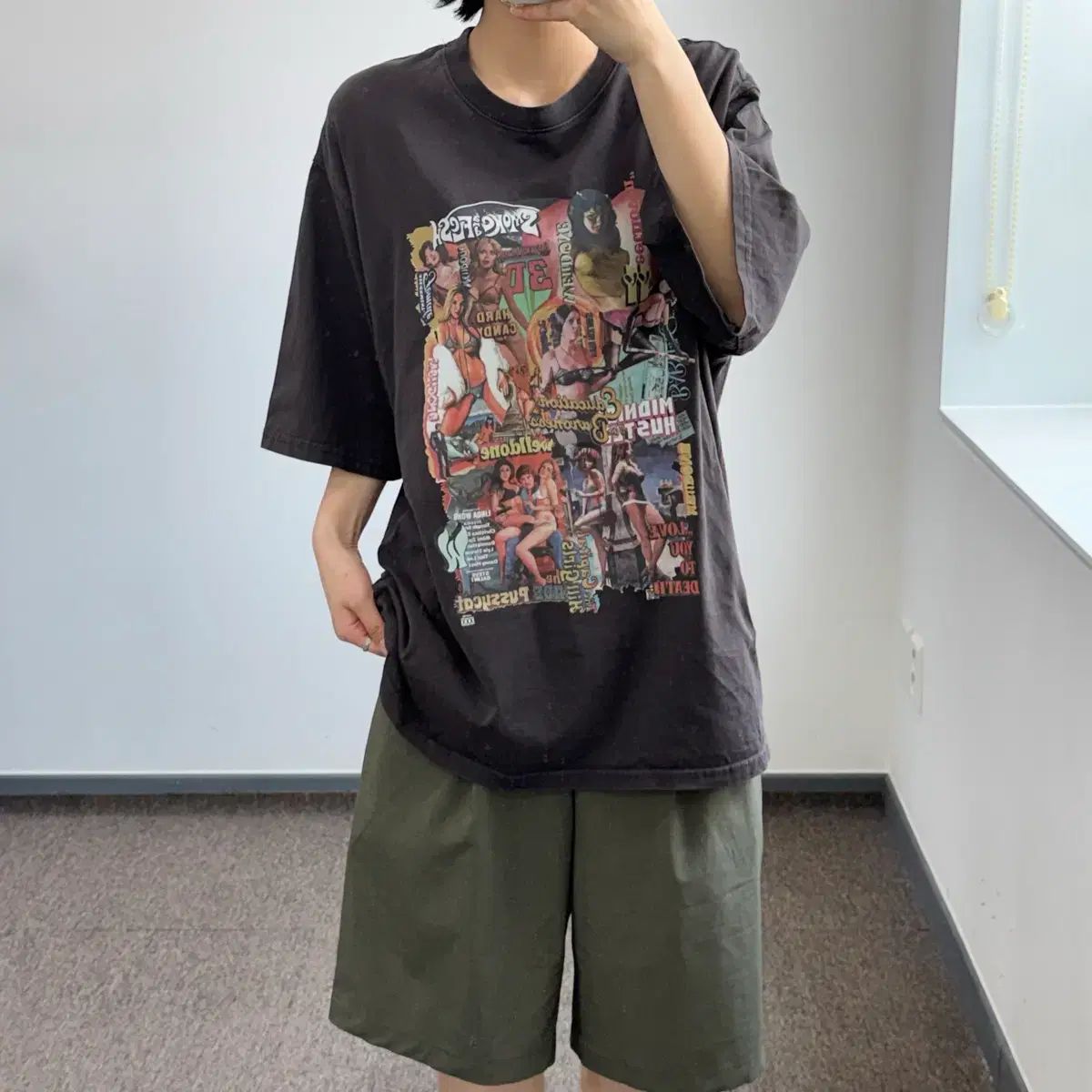 WELLDONE ウェルダン グラフィック ブラック 半袖