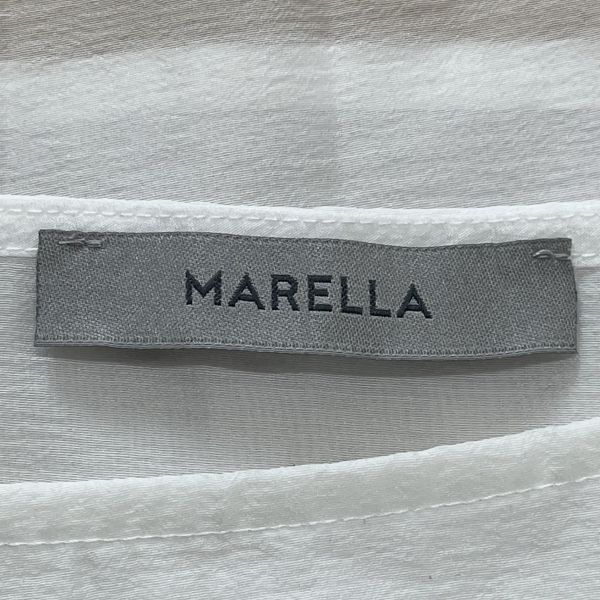 ◇ マレーラ MARELLA レースブラウス シャツ ノースリーブ ボート 