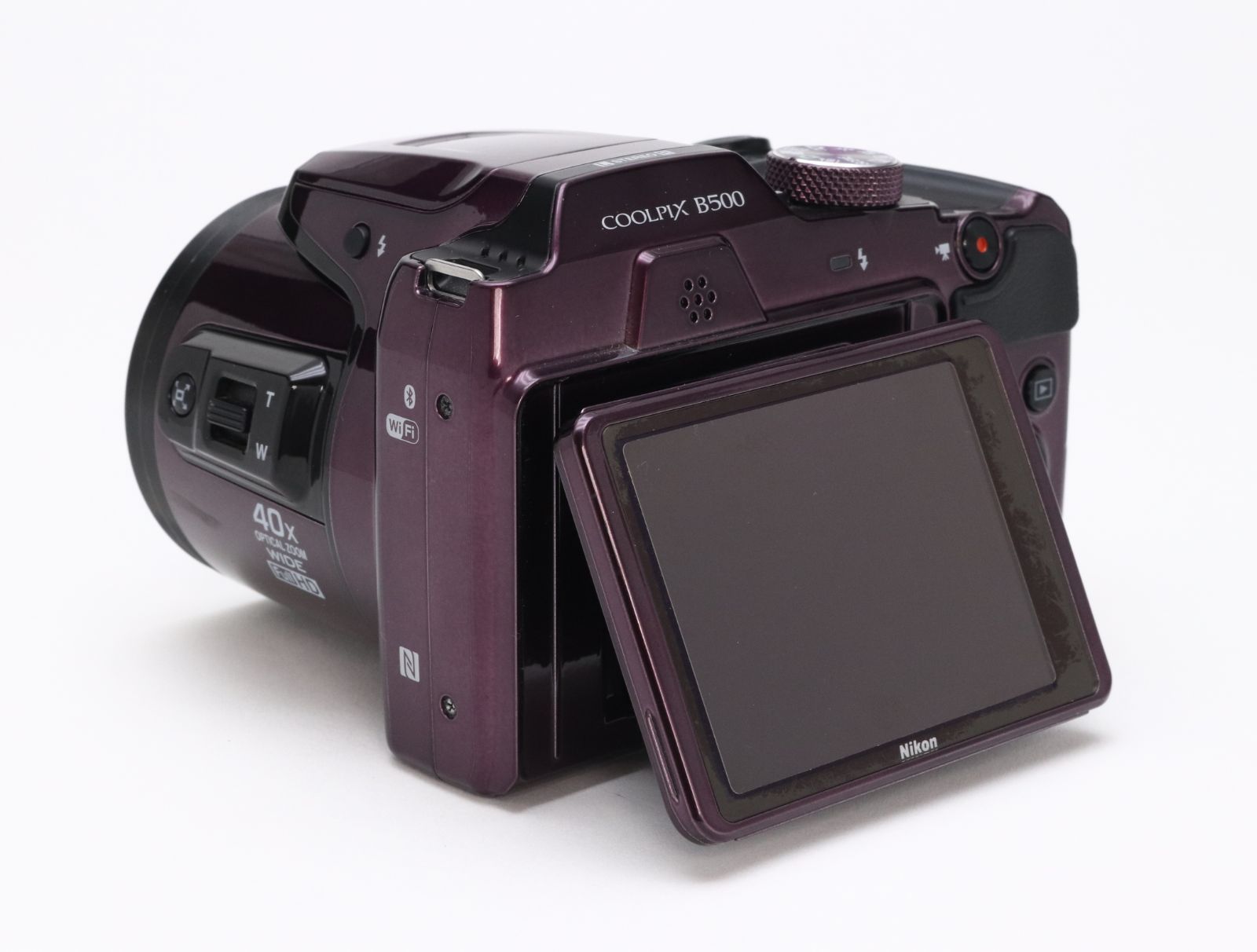 カメラ、光学機器 C (難あり) Nikon ニコン COOLPIX B500 プラム 返品