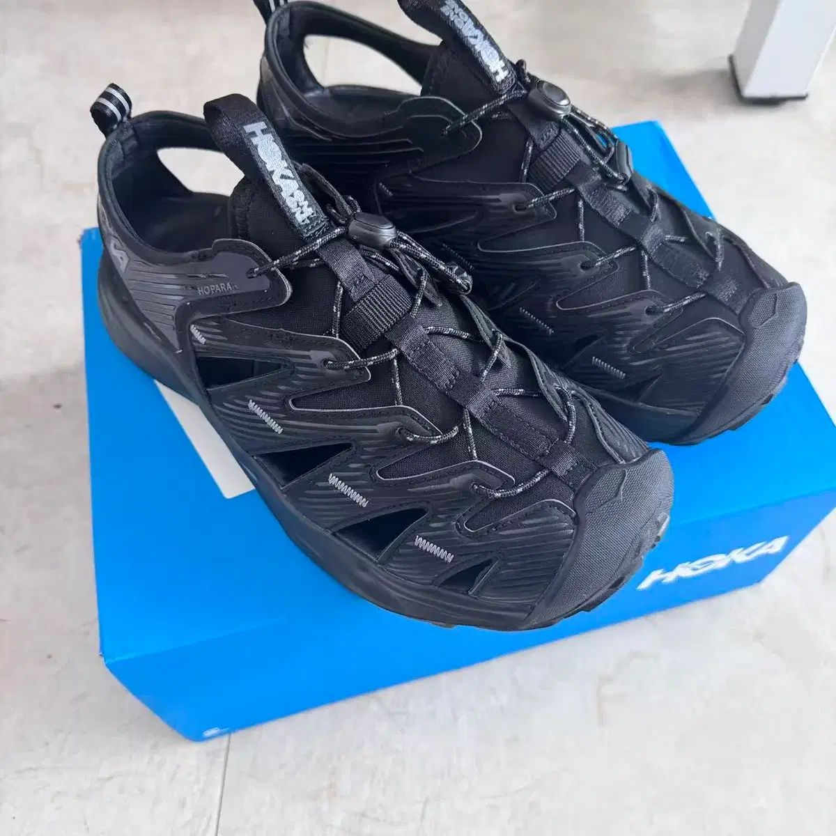 HOKA ONE ONE ホカオネオネ ホパラ ブラック キャッスル 락 265MM