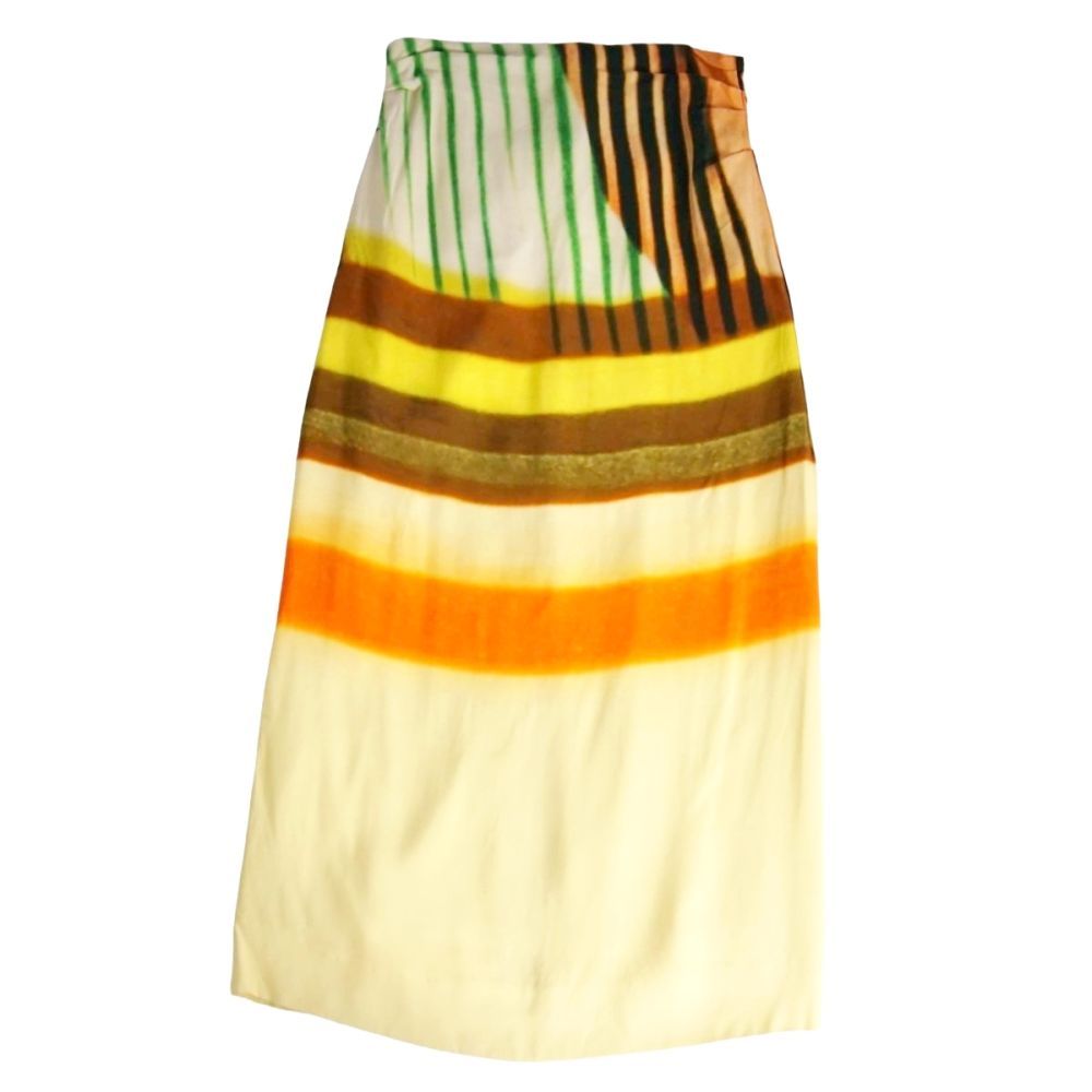 美品 ドリスヴァンノッテン DRIES VAN NOTEN Len Lye スカ
