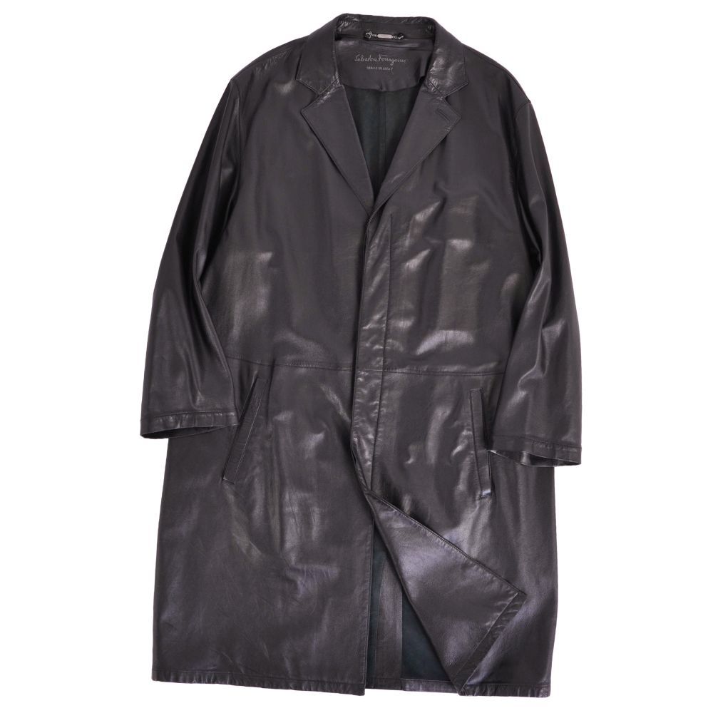 美品 サルヴァトーレ フェラガモ Salvatore Ferragamo コート - メルカリ