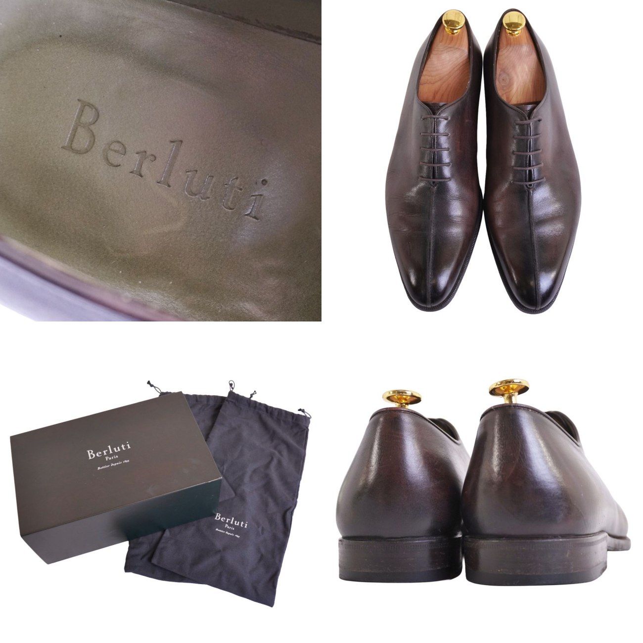 美品 ベルルッティ Berluti レザー?シューズ オックスフォード