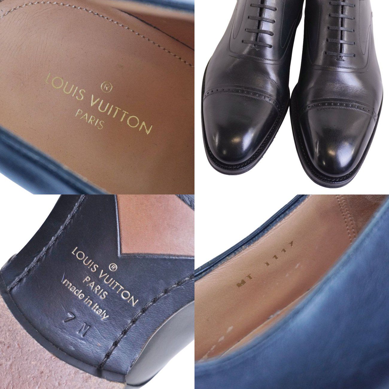 美品 ルイヴィトン LOUIS VUITTON レザーシューズ オックスフォード