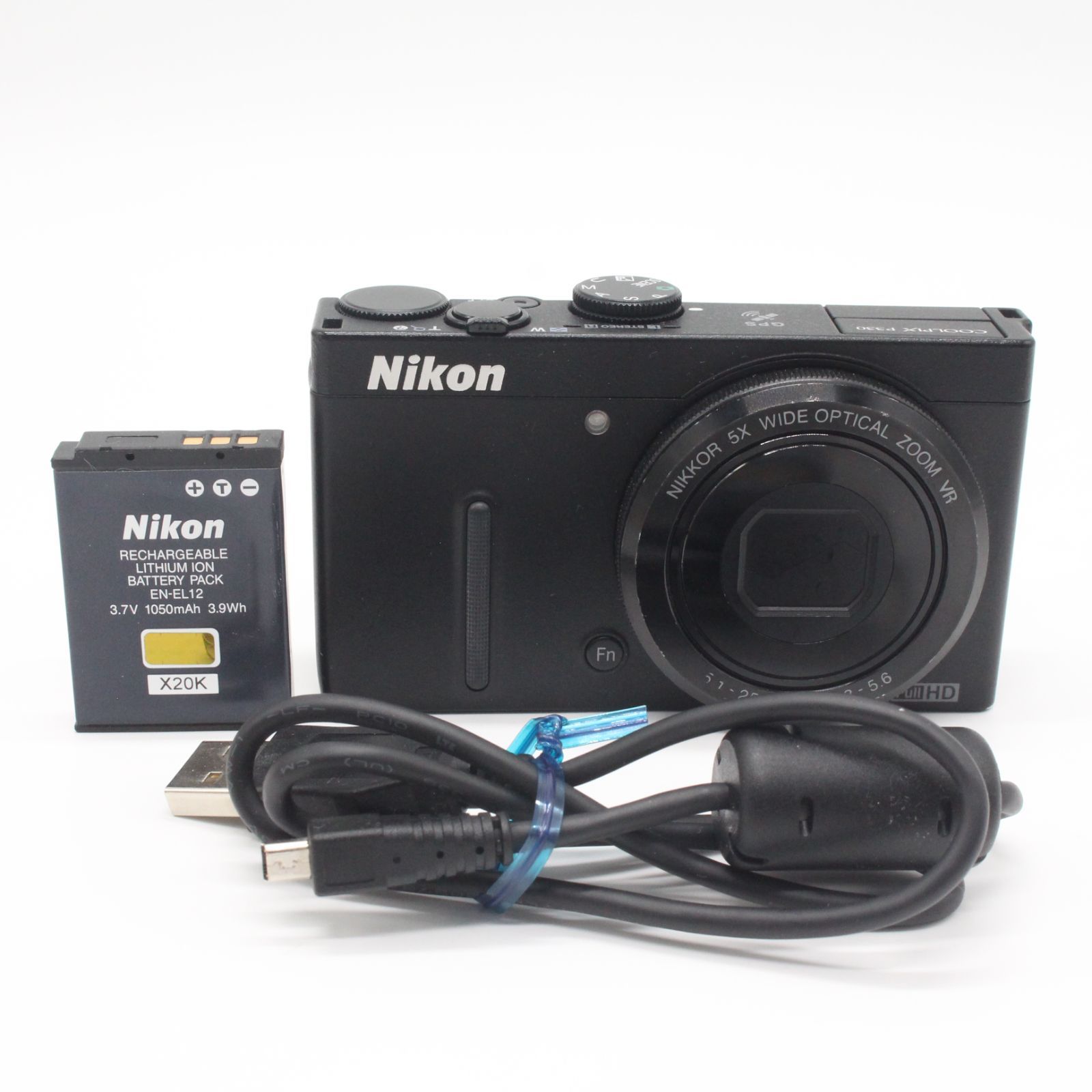 □実用品□ Nikon COOLPIX P330 ブラック - メルカリ