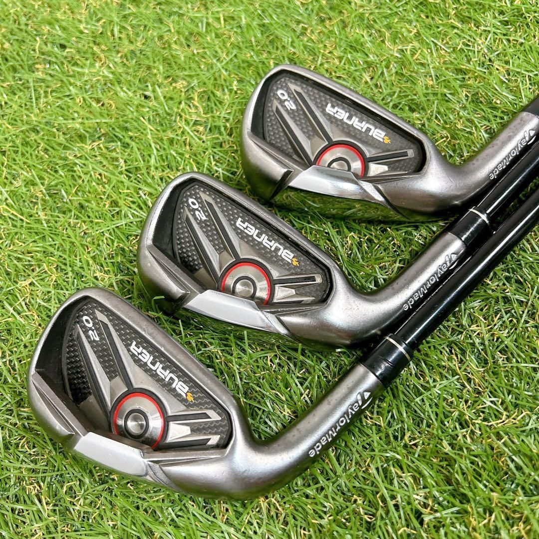 【左利き/レフティ】 TaylorMade BURNER アイアン セット レフティ テーラーメイド バーナー アイアンセット 5本 スチール（S