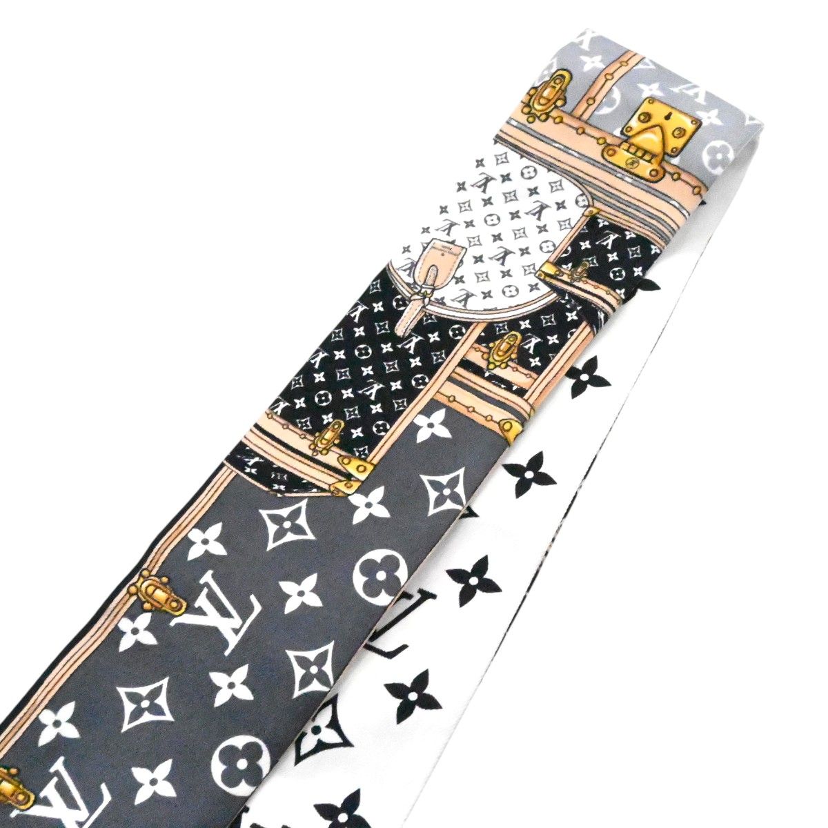 LOUIS VUITTON ルイヴィトン バンドーBB レッツゴー シルクスカーフ