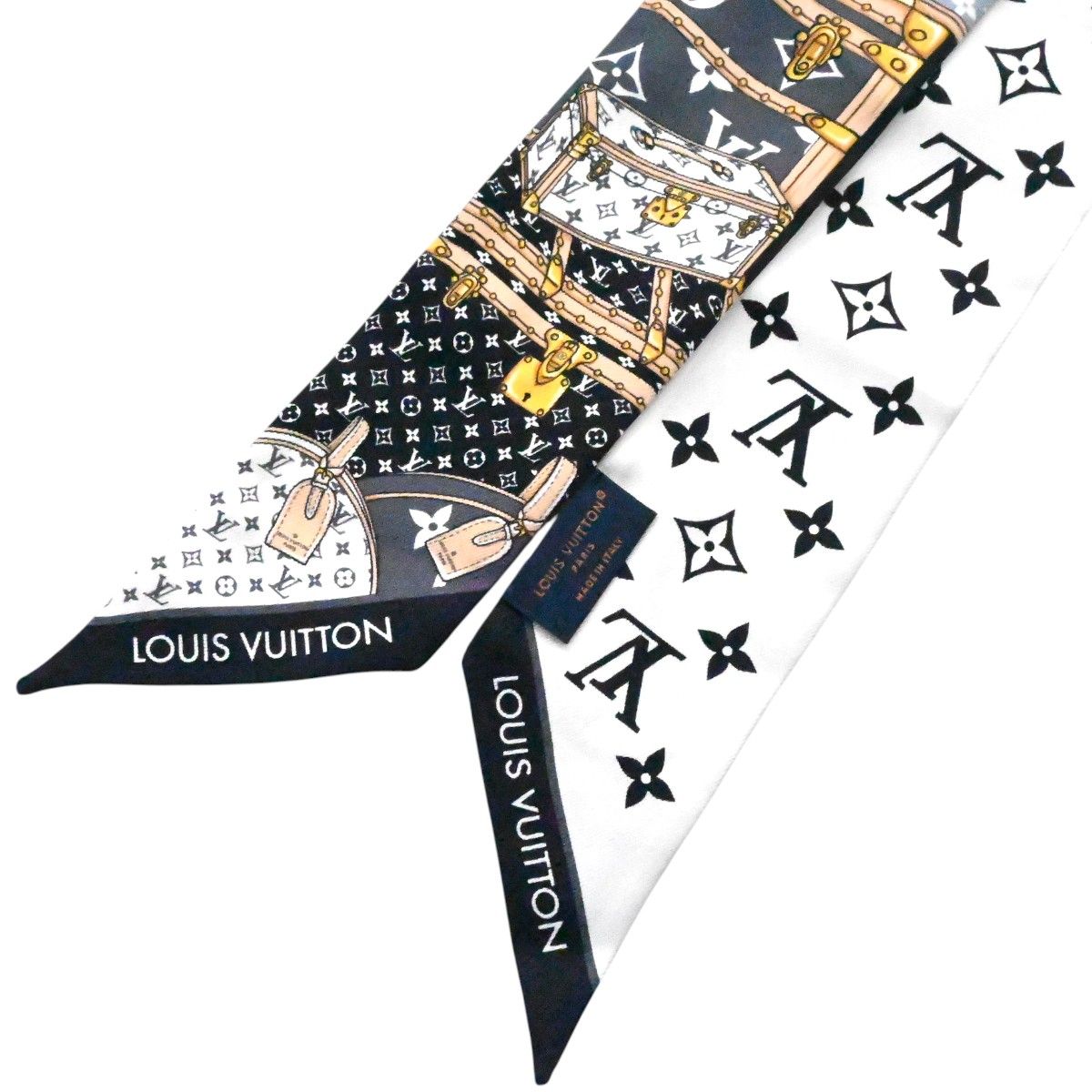 LOUIS VUITTON ルイヴィトン バンドーBB レッツゴー シルクスカーフ