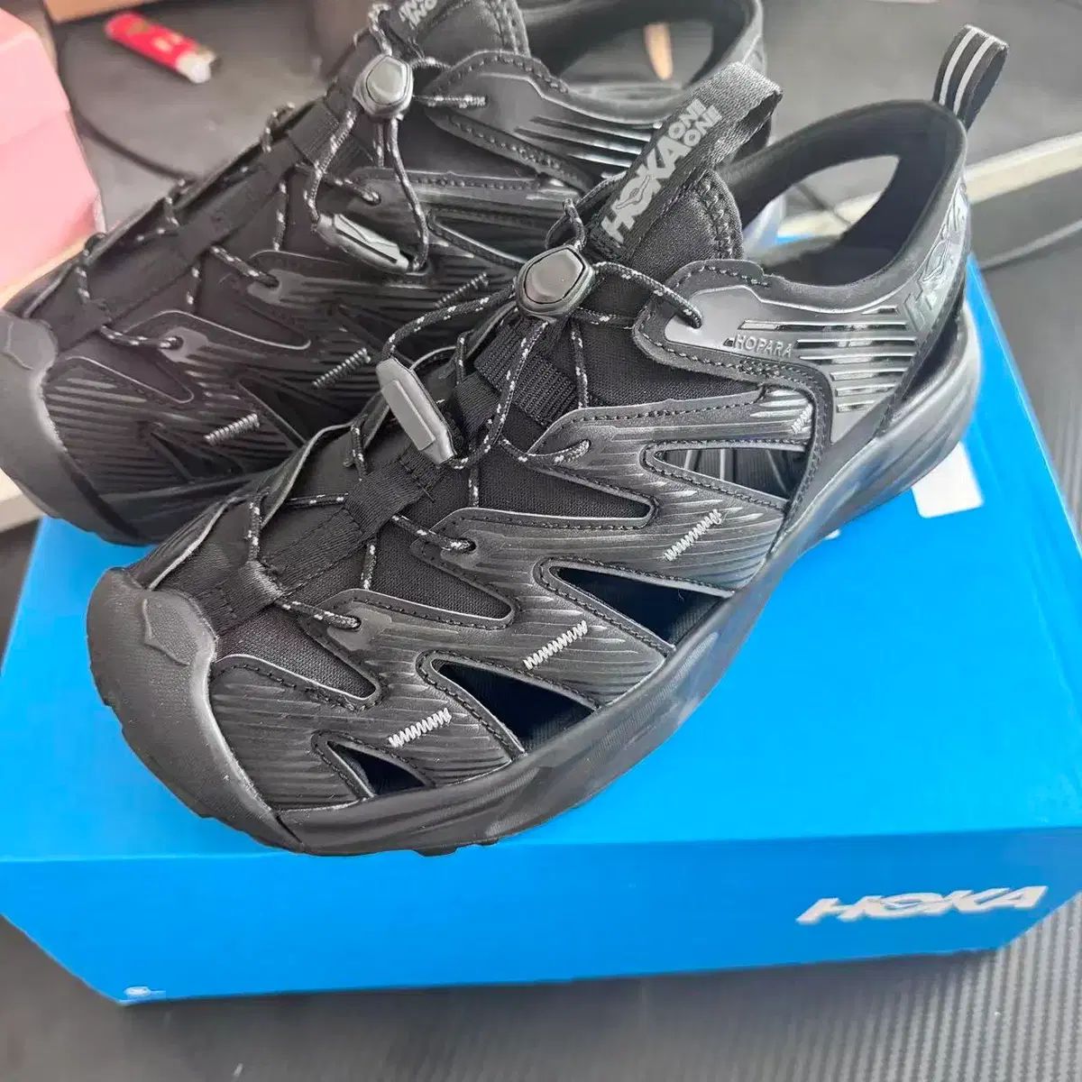 HOKA ONE ONE ホカオネオネ ホパラ ブラック キャッスル 락 250MM
