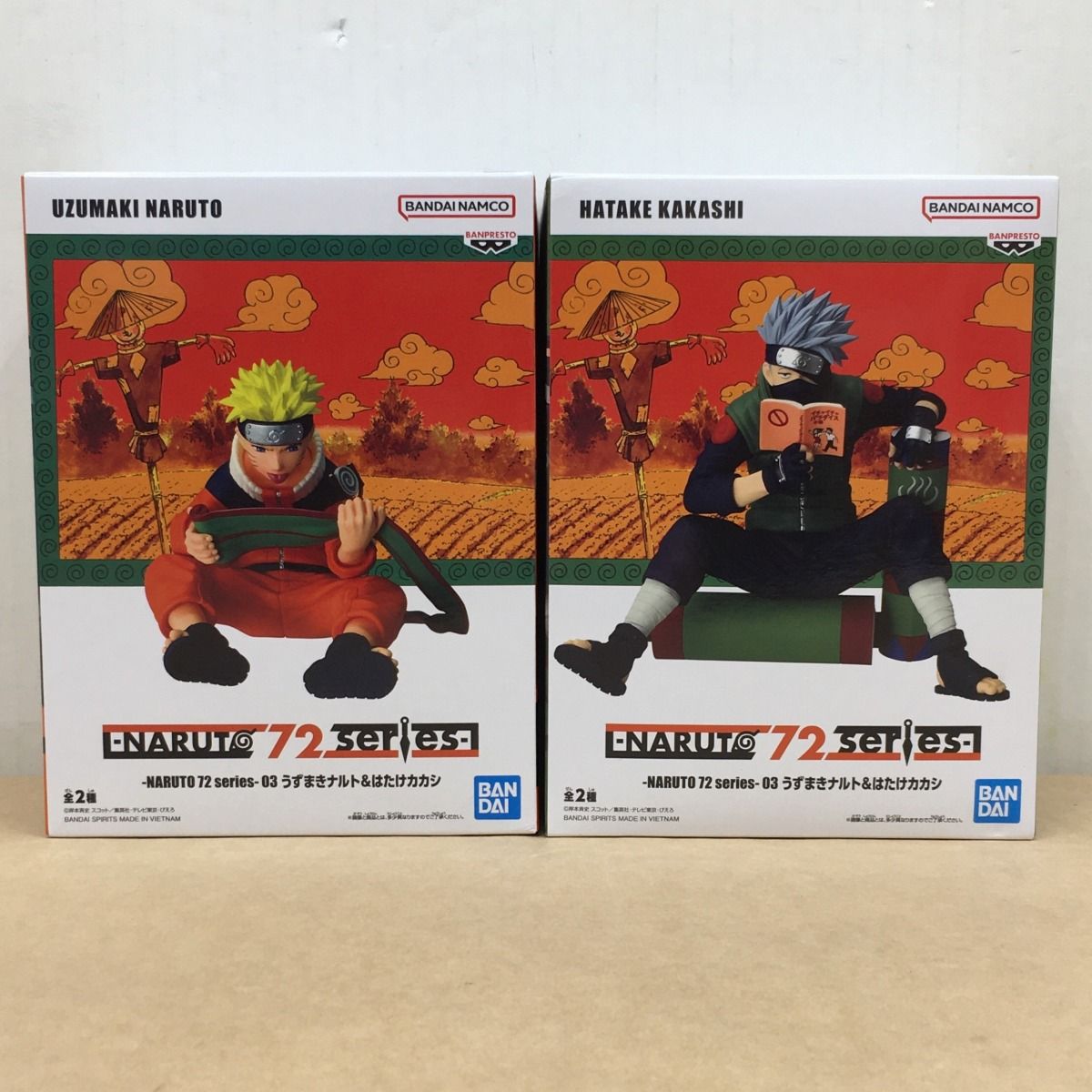 未開封 NARUTO 72 series 03 うずまきナルト&はたけカカシ フィギュア