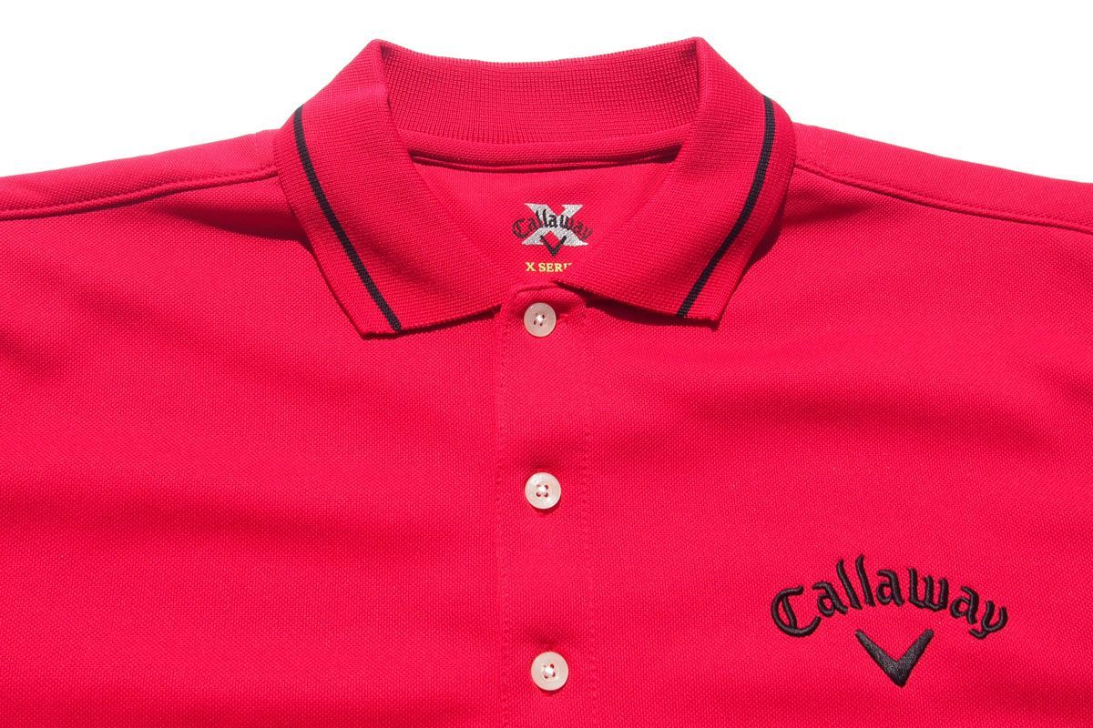 キャロウェイ Callaway 中古 Xシリーズ 半袖 ポロシャツ L レッド