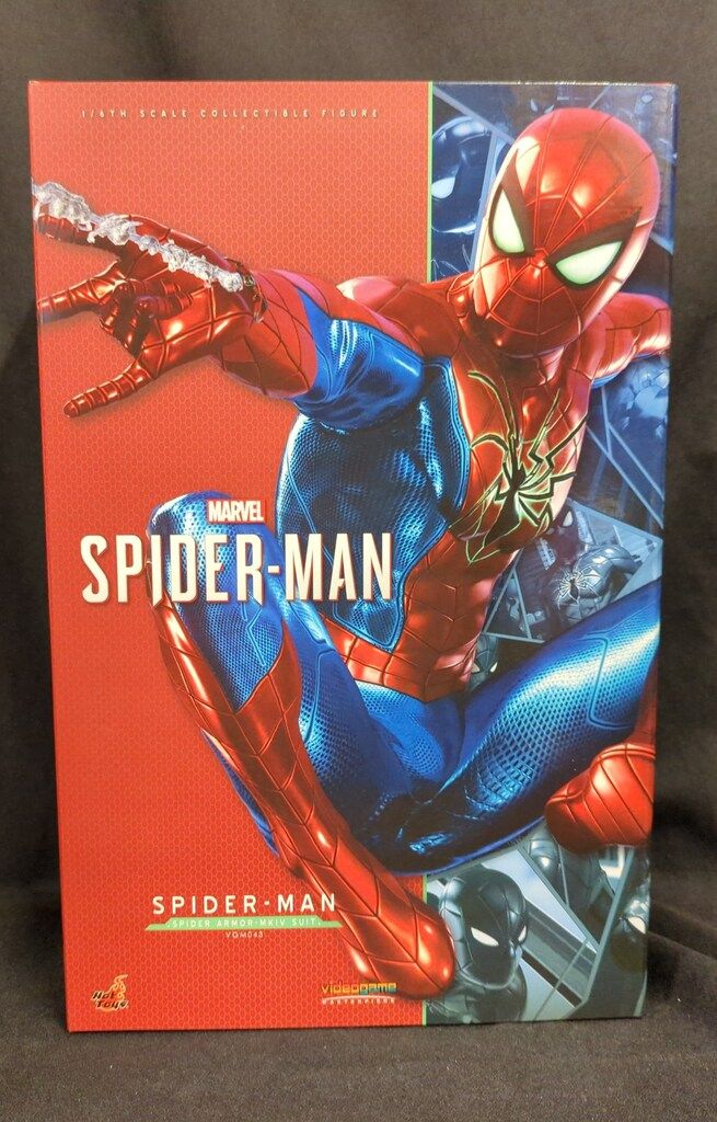 HOTTOYS VIDEOGAME MASTERPIECE SPIDER MAN / SPIDER ARMOR MK IV SUIT VGM043　MARVEL SPIDER MAN