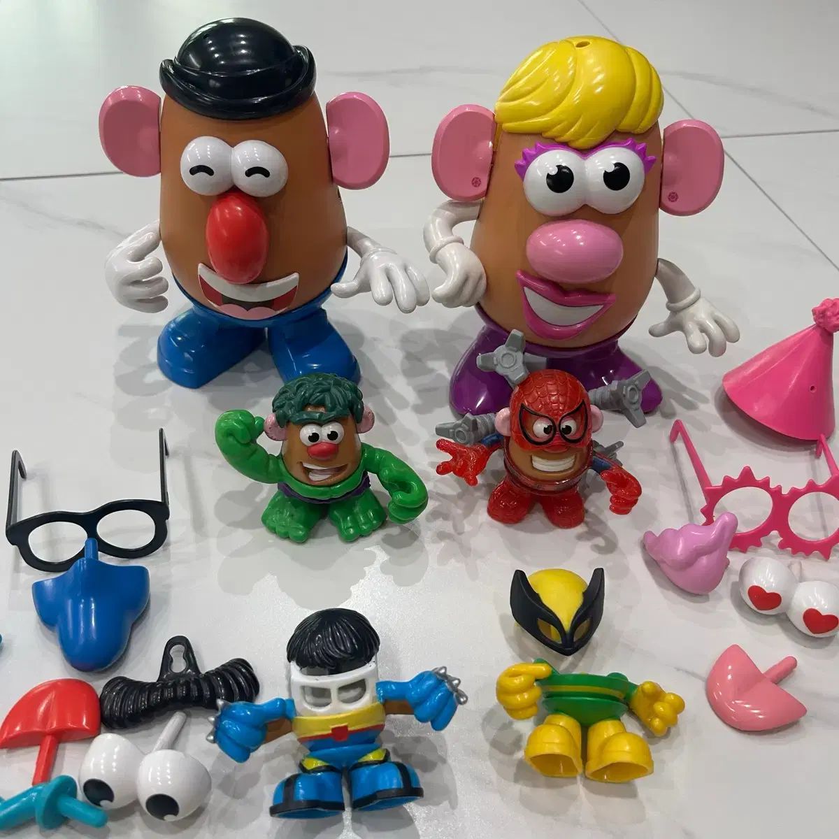 ミスターポテトヘッド フィギュア セット マーベル ハルク ウルヴァリン スパイダーマン