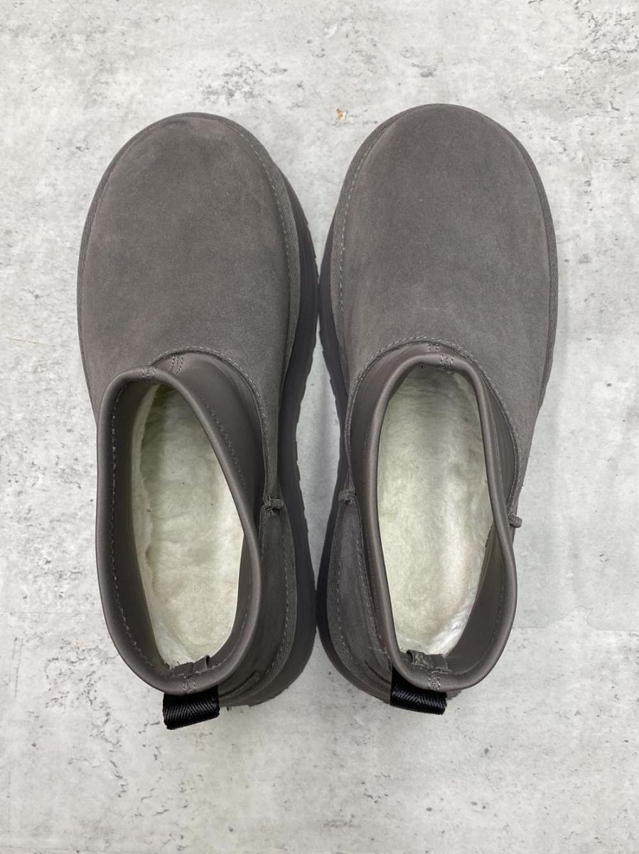 UGG厚底 クラシックミニディッパー　グレー【8】25.0 UGG アグ クラッシックミニディッパー 厚底 ブーツ size25.0/グレー系