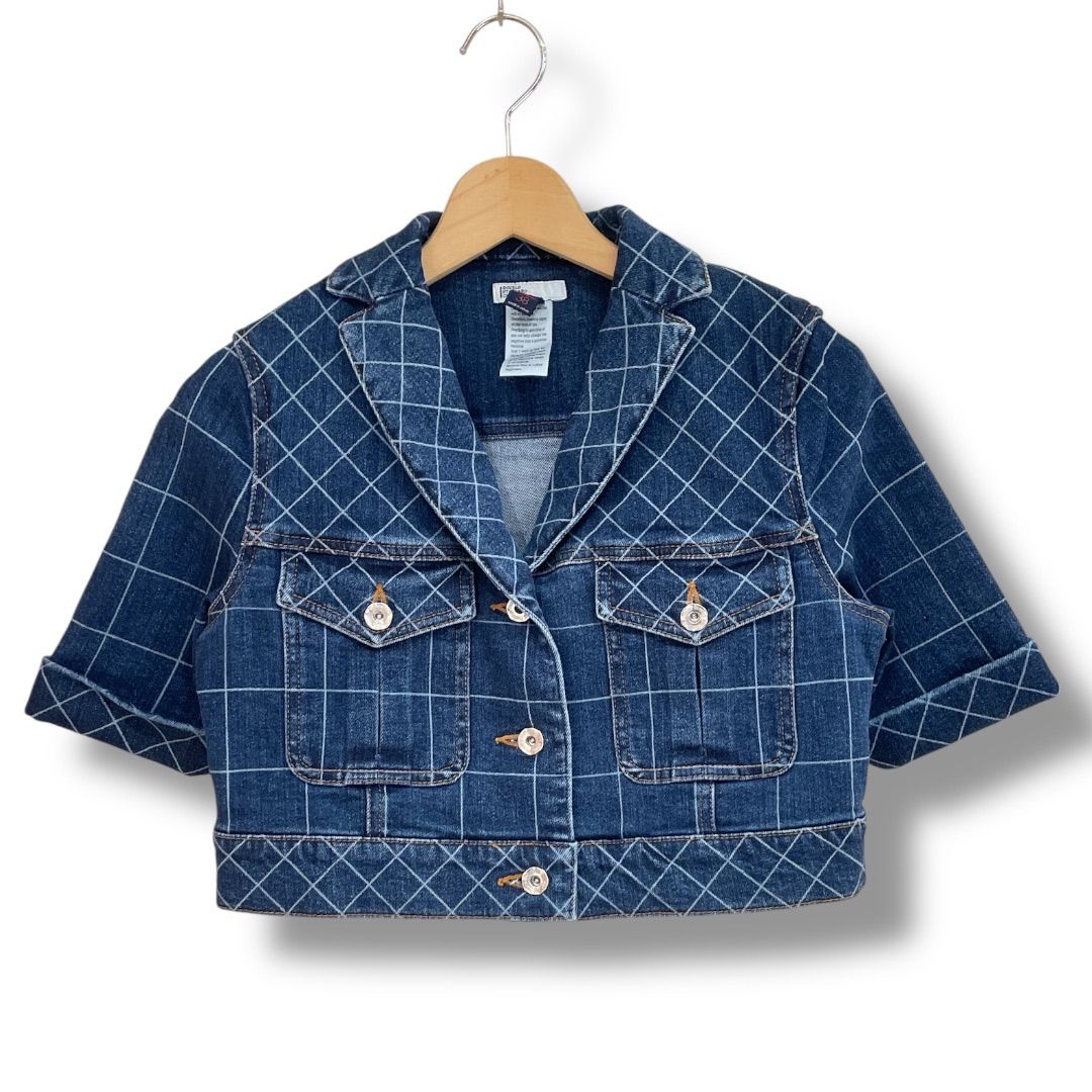 DOUBLE STANDARD クロップドデニムジャケット DOUBLE STANDARD CLOTHING ダブルスタンダードクロージング デニム