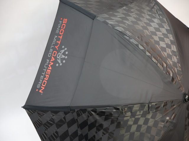 スコッティキャメロン Checkered Umbrella アンブレラ 傘 ブラック