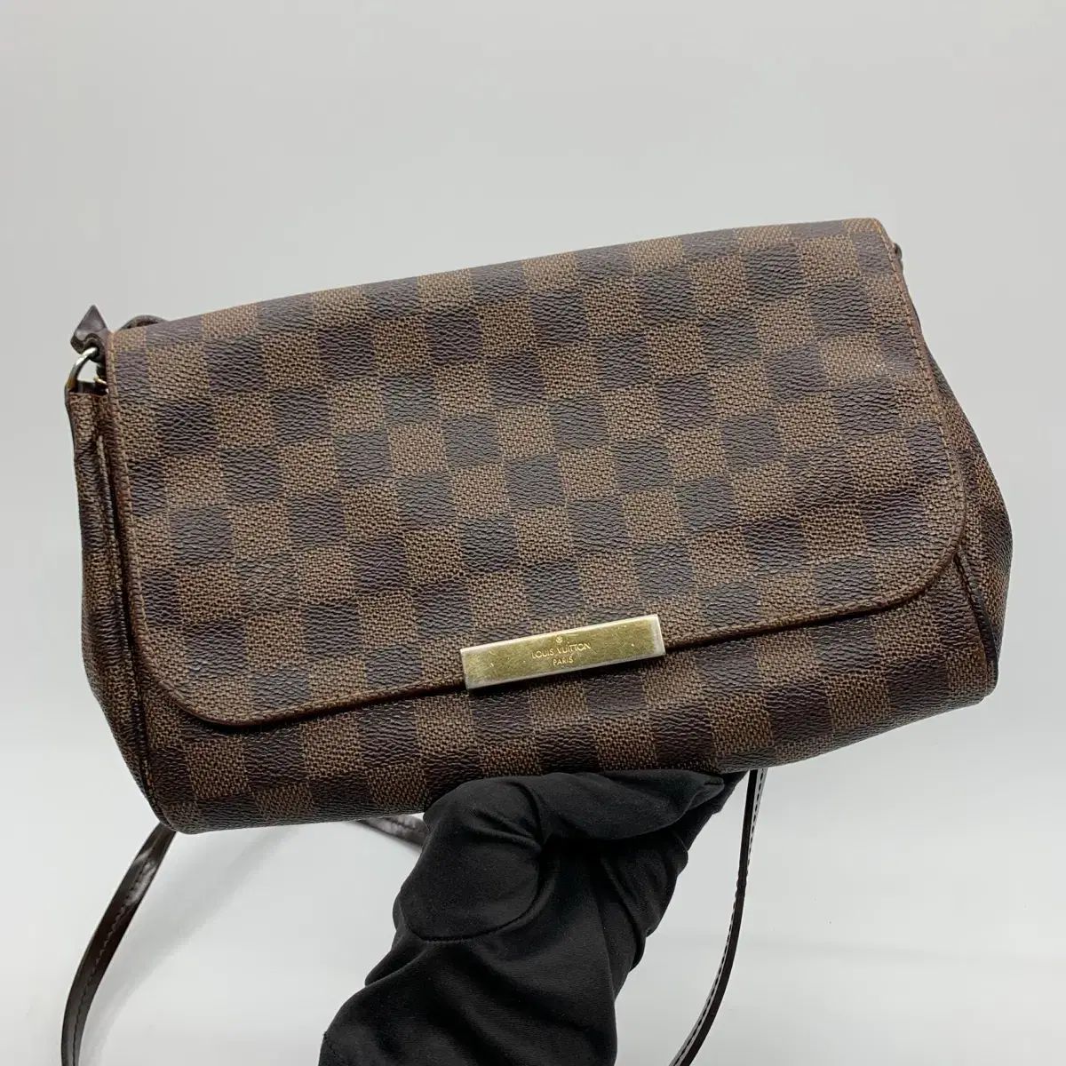 267001800 ルイヴィトン ダミエ・エベン フェイバリット mm ショルダー 