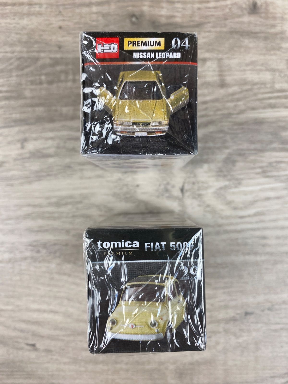 ジャンク トミカ PREMIUM 04 29 日産 レパード フィアット 500F 2個
