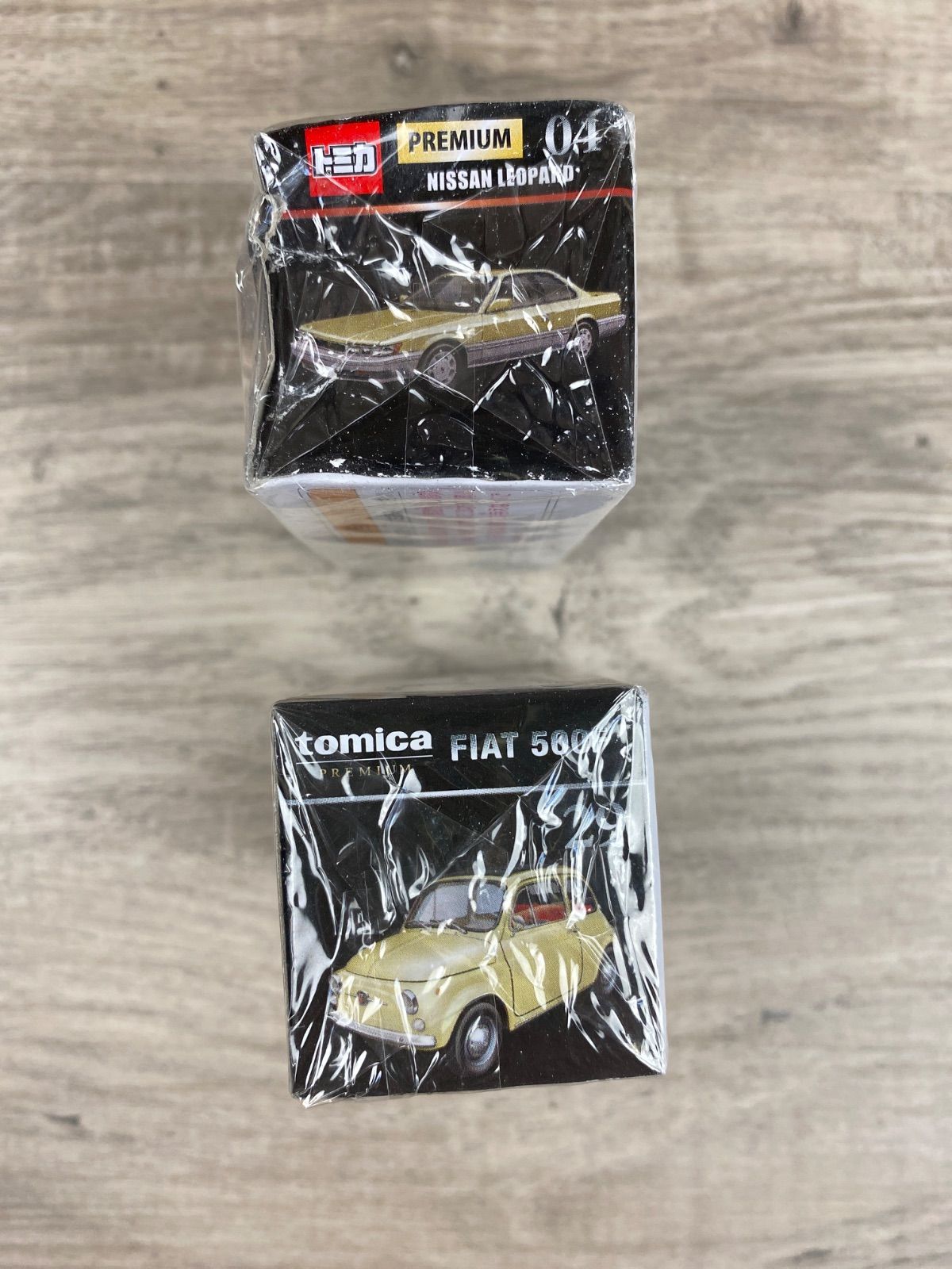 ジャンク トミカ PREMIUM 04 29 日産 レパード フィアット 500F 2個