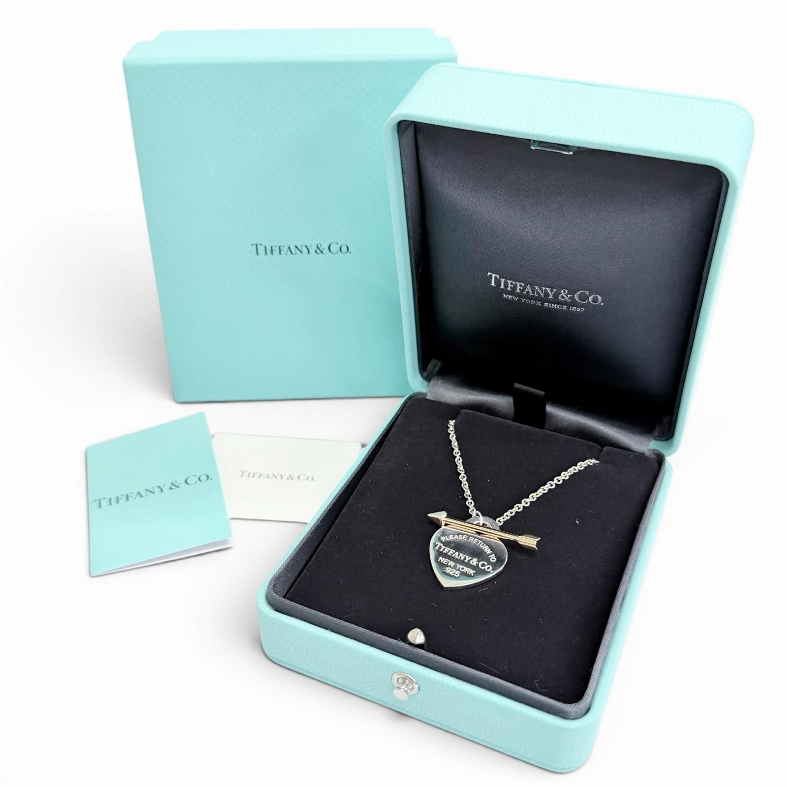 極美品△TIFFANY&Co. ティファニー 232304 リターン トゥ ティファニー 