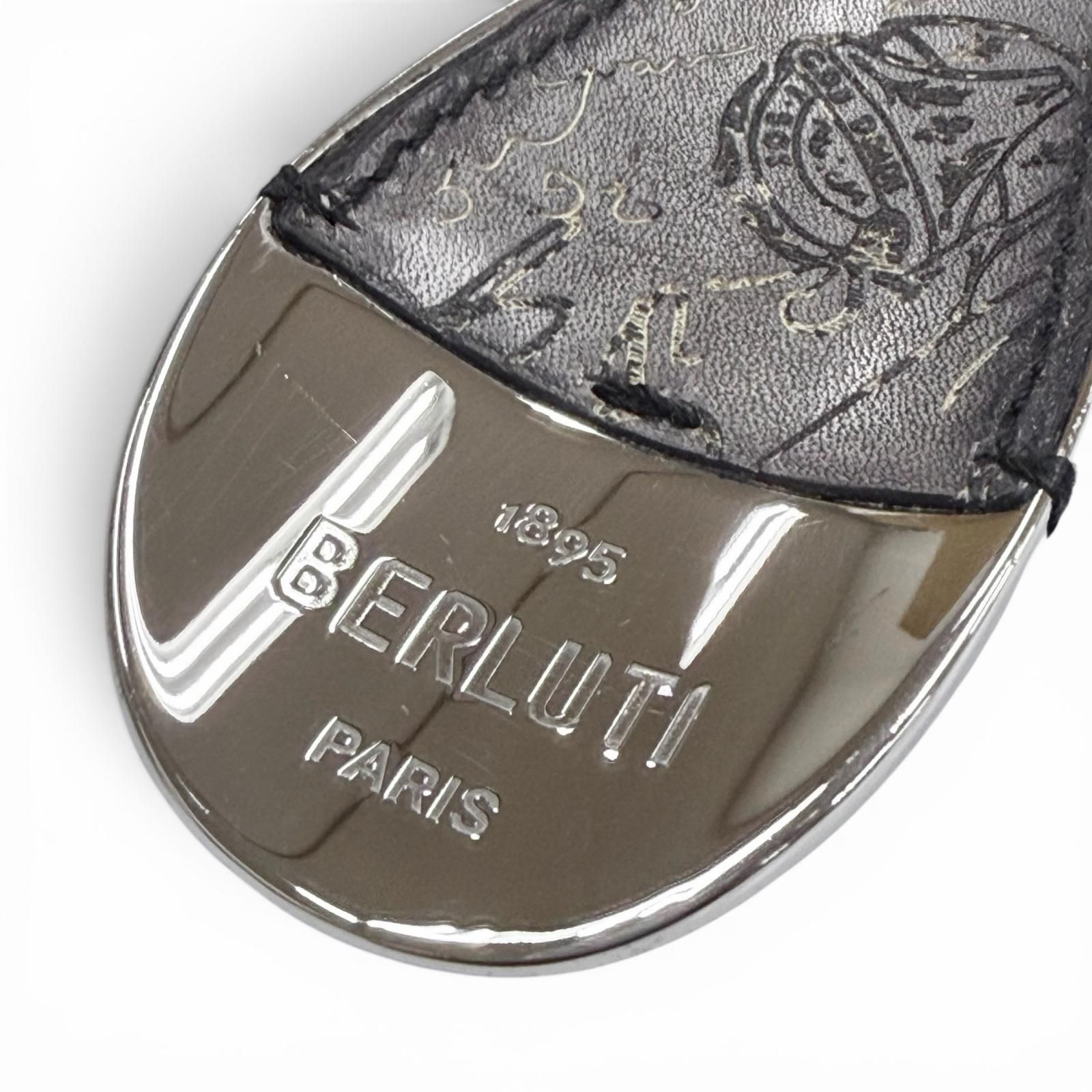 美品▽BERLUTI ベルルッティ スクリットレザー カリグラフィ シュー