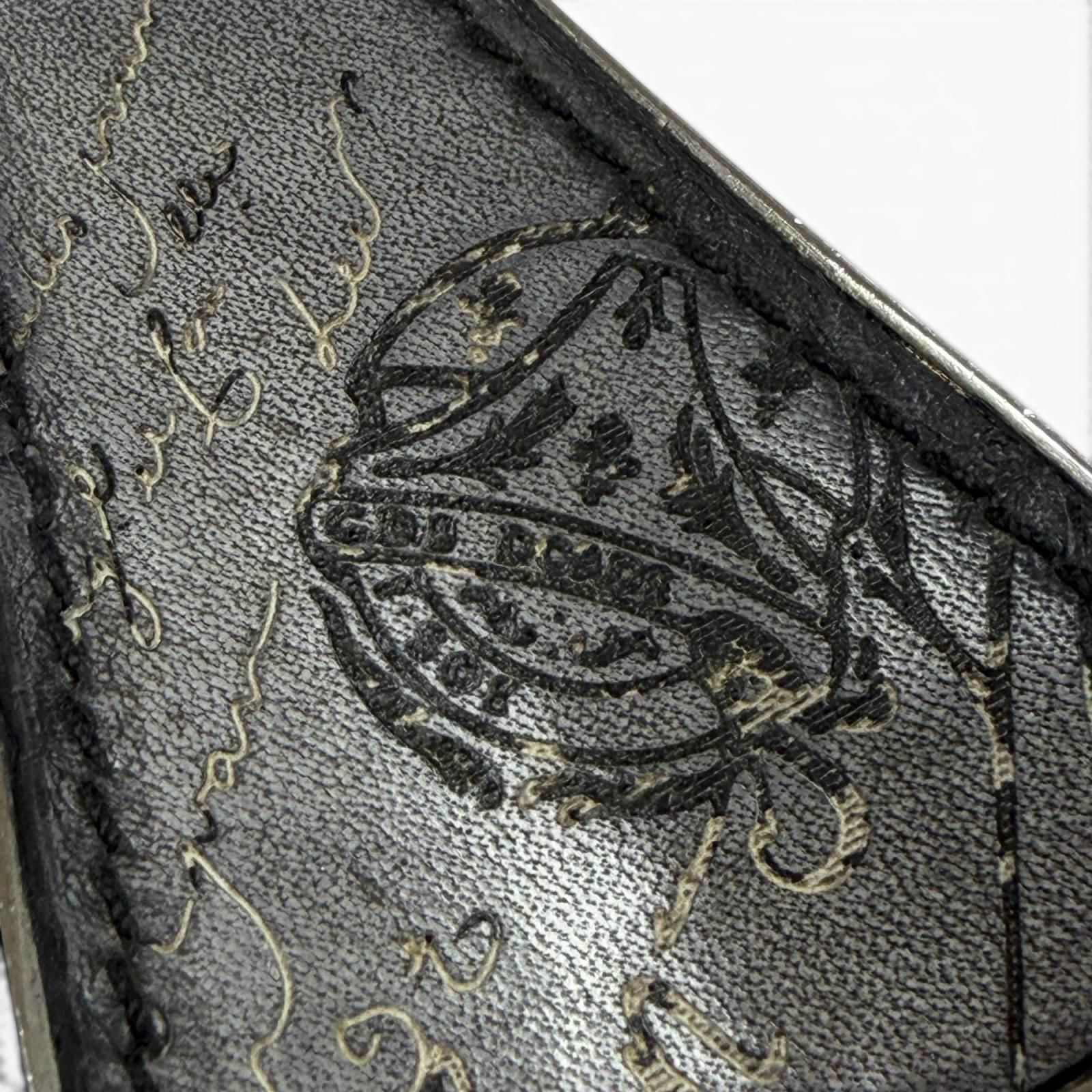 美品▽BERLUTI ベルルッティ スクリットレザー カリグラフィ シュー