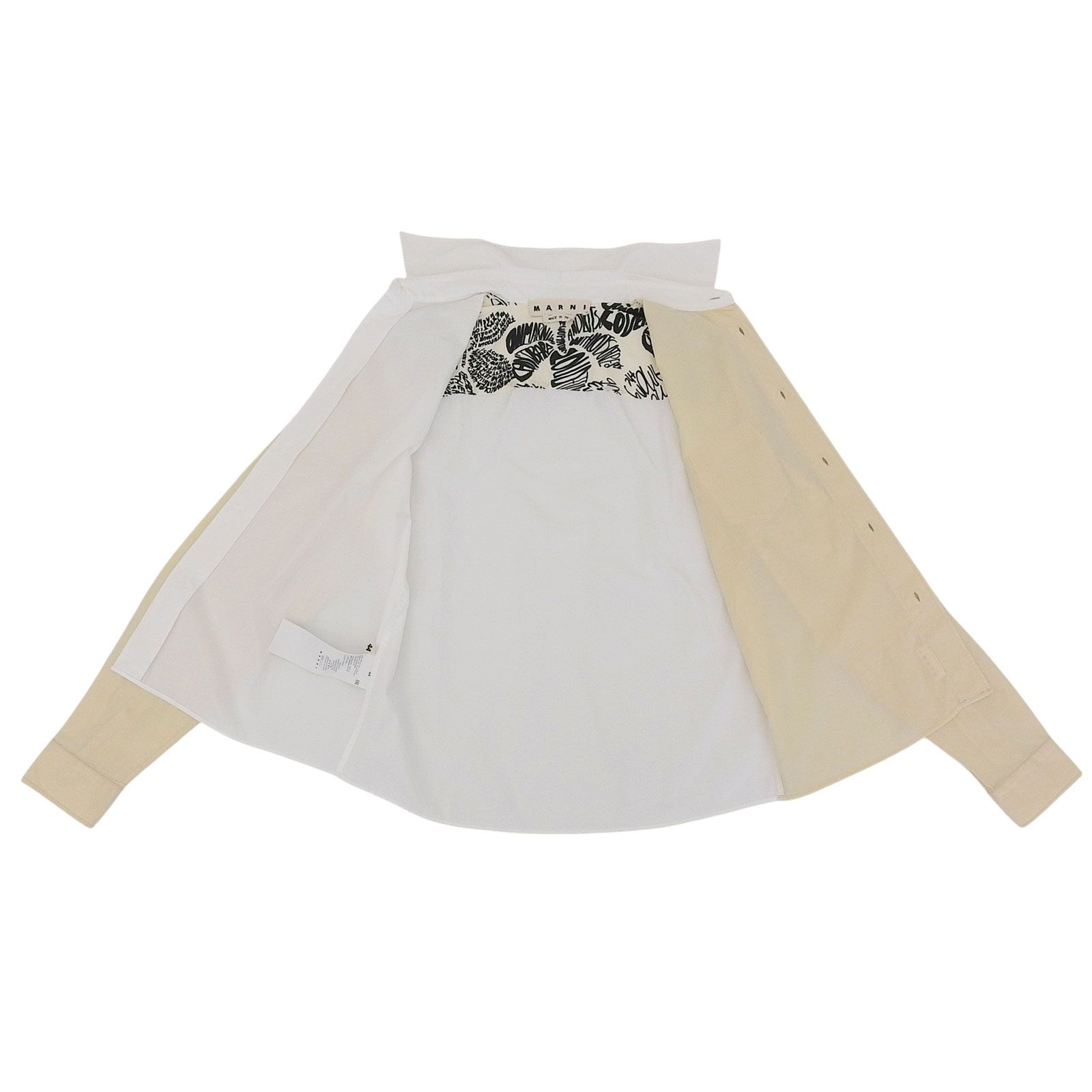 極美品△MARNI マルニ コットン100％ ロングスリーブ 長袖シャツ 