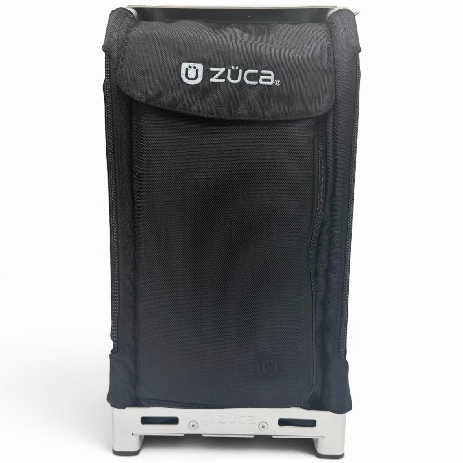 極美品□ZUCA ズーカ PRO KURO-LUX Travel ポリエステル 二輪 コーデュラナイロン キャリーバッグ ポーチセット付き ブラック メンズ
