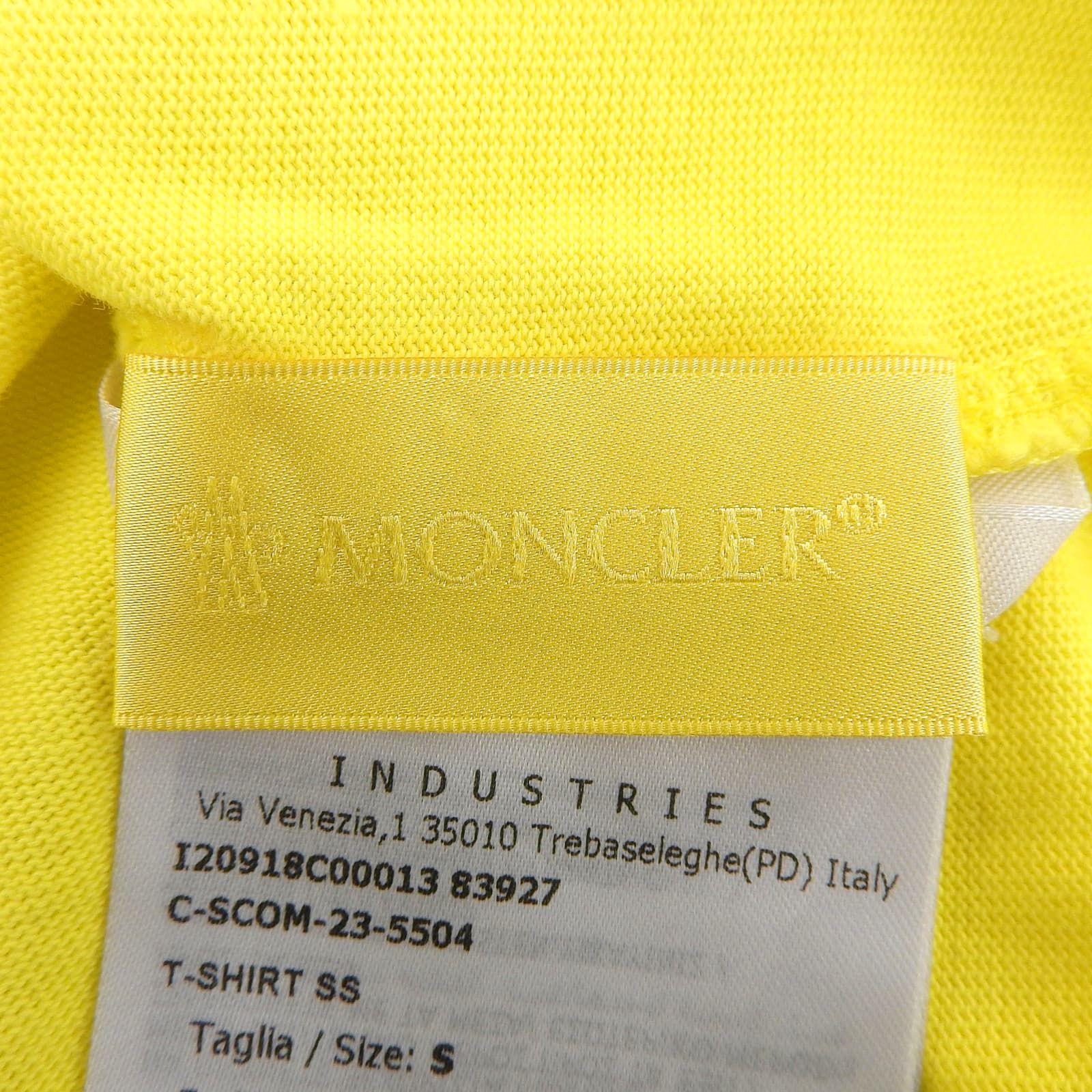極美品△MONCLER モンクレール 2023年製 T SHIRT SS コットン100