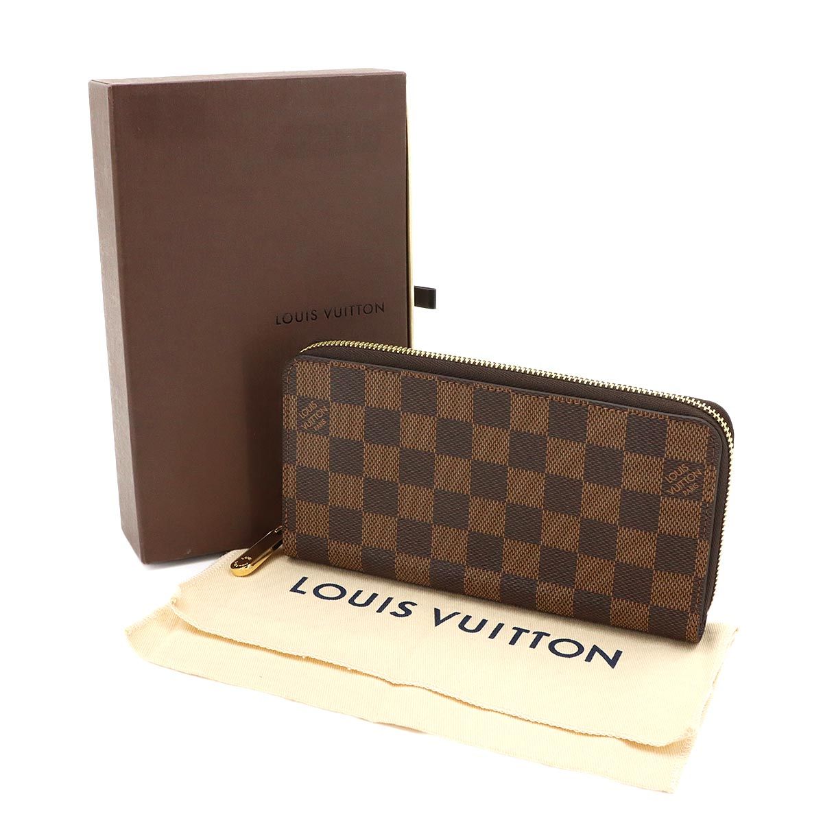 未使用 展示品 ルイ ヴィトン LOUIS VUITTON ダミエ ジッピー