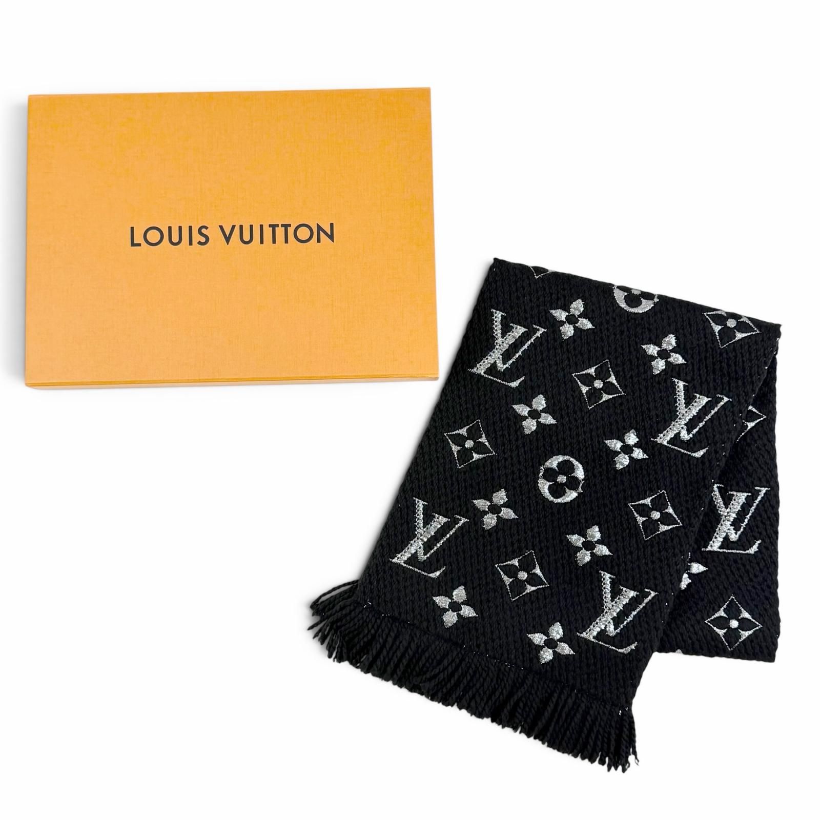 美品△LOUIS VUITTON ルイヴィトン M75833 エシャルプ ロゴマニア