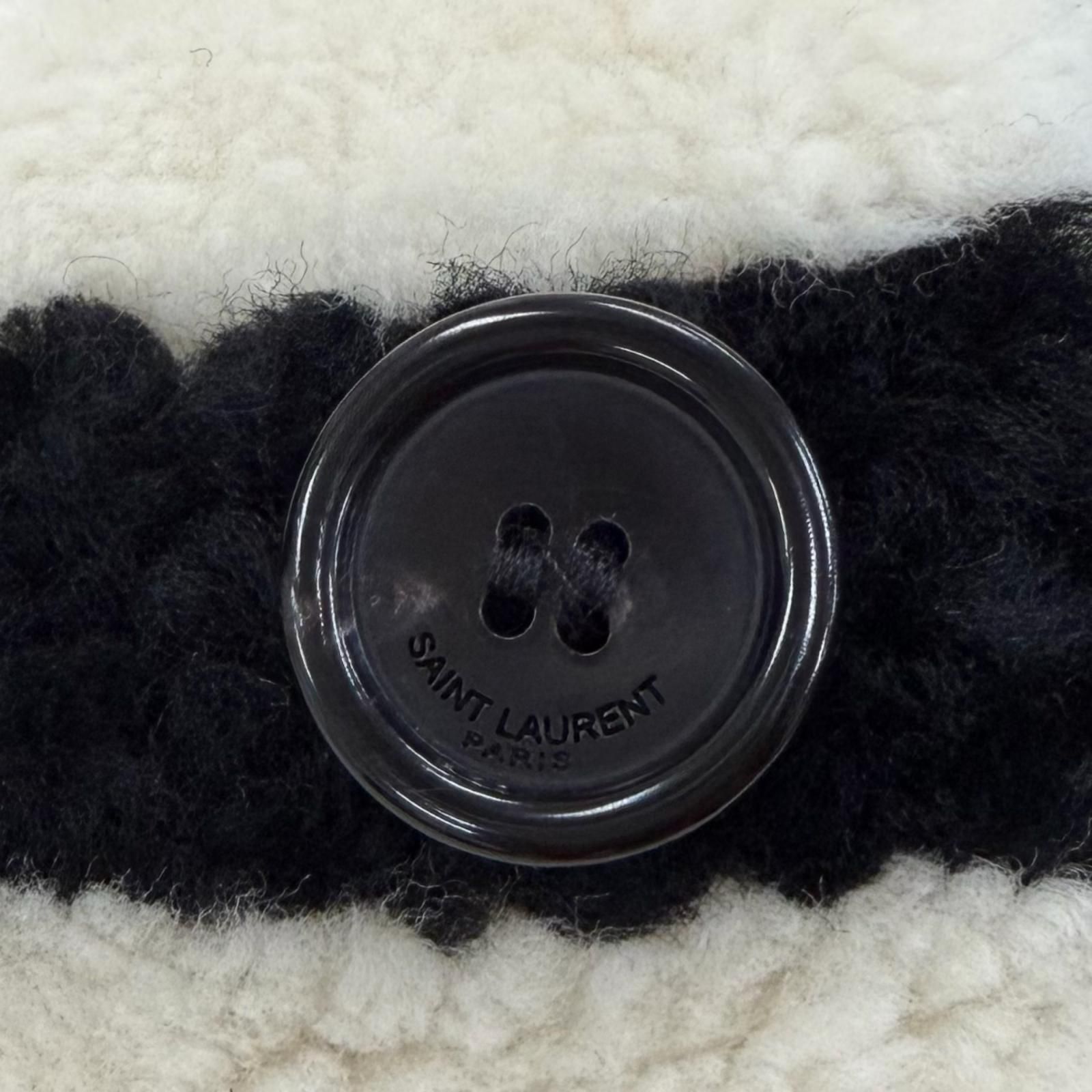極美品☆SAINT LAURENT PARIS サンローランパリ 572852 シアリング