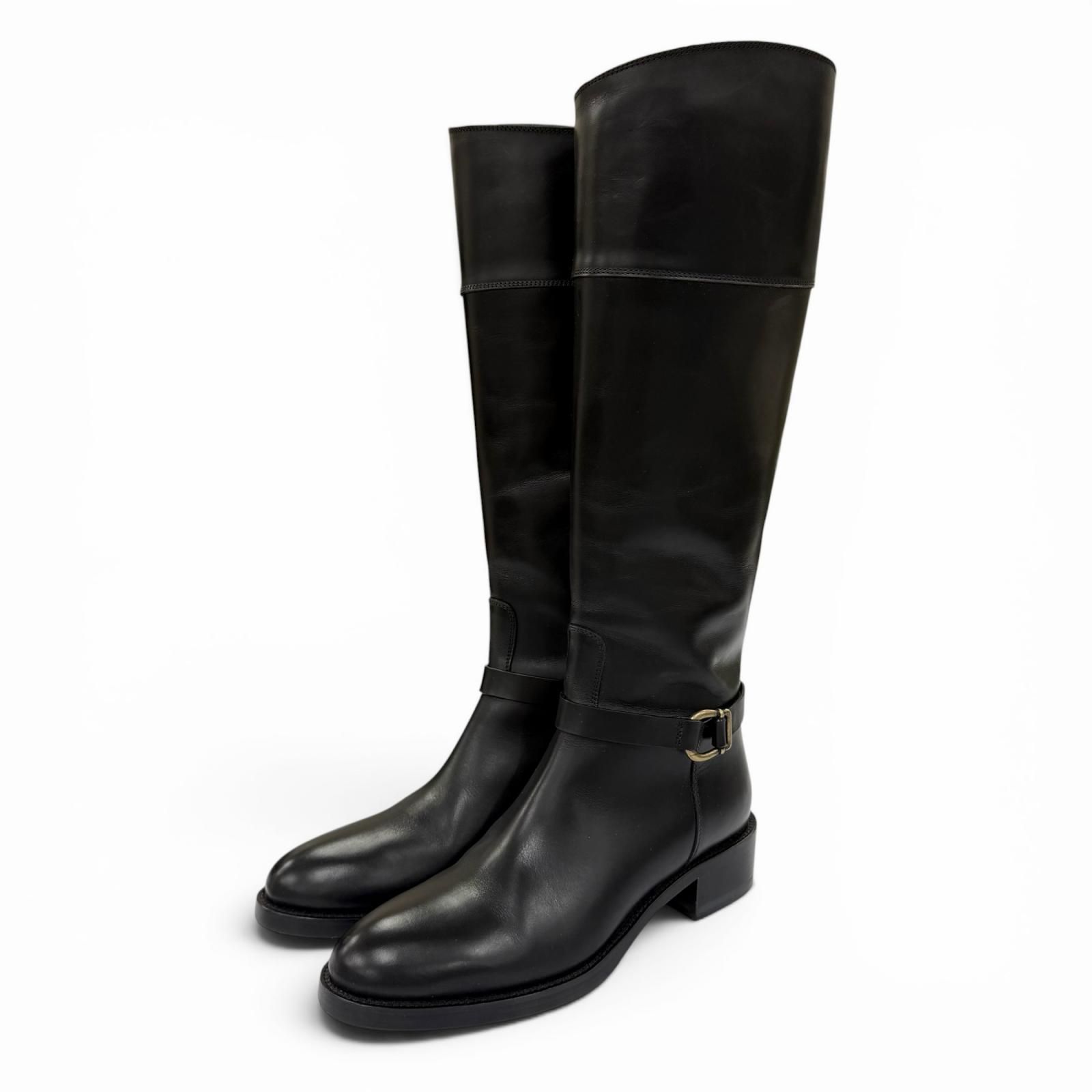 極美品☆SARTORE サルトル SIENA レザー ジョッキーブーツ ロング