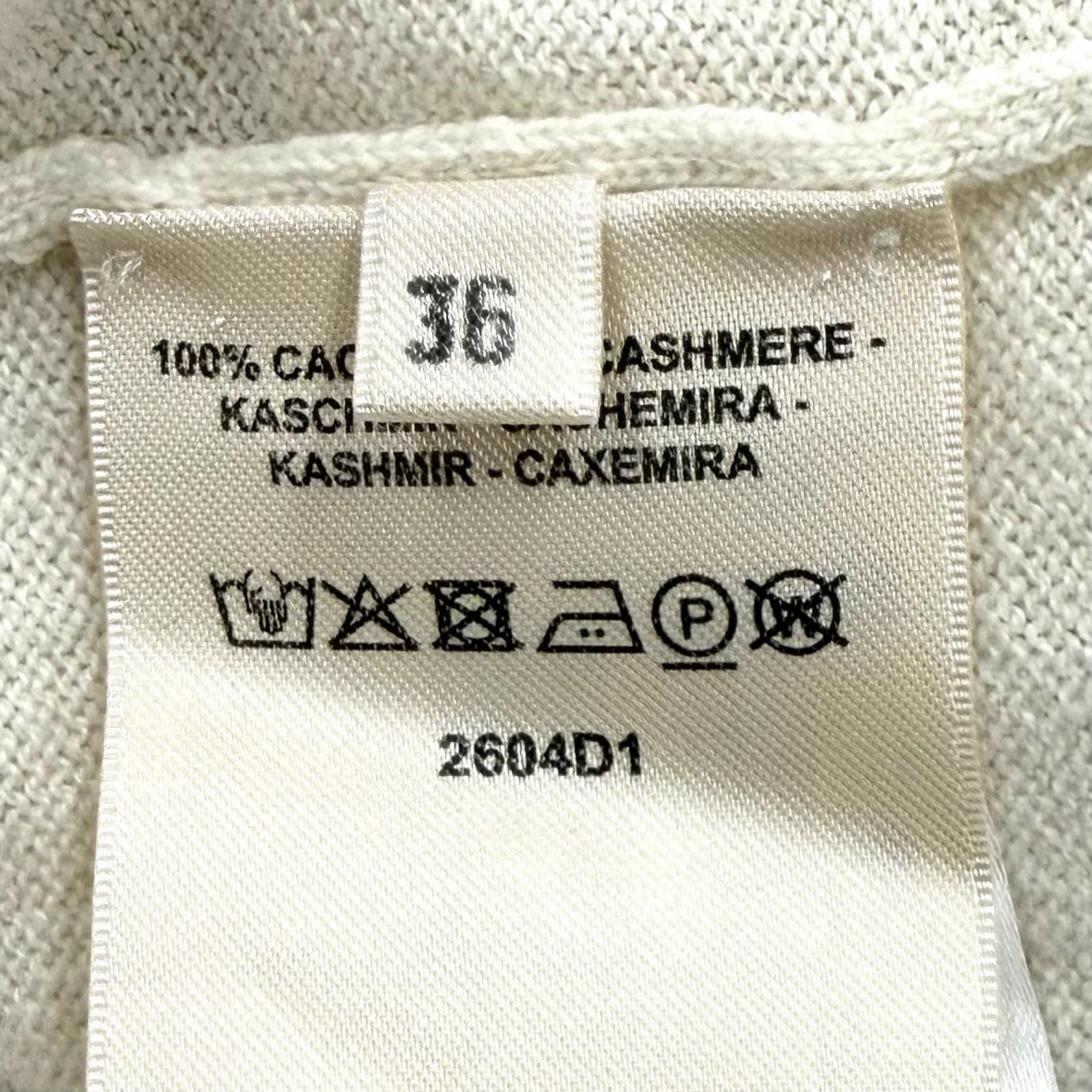 極美品☆HERMES エルメス 24AW 2604D1 カシミヤ100％ Hリフト クルー