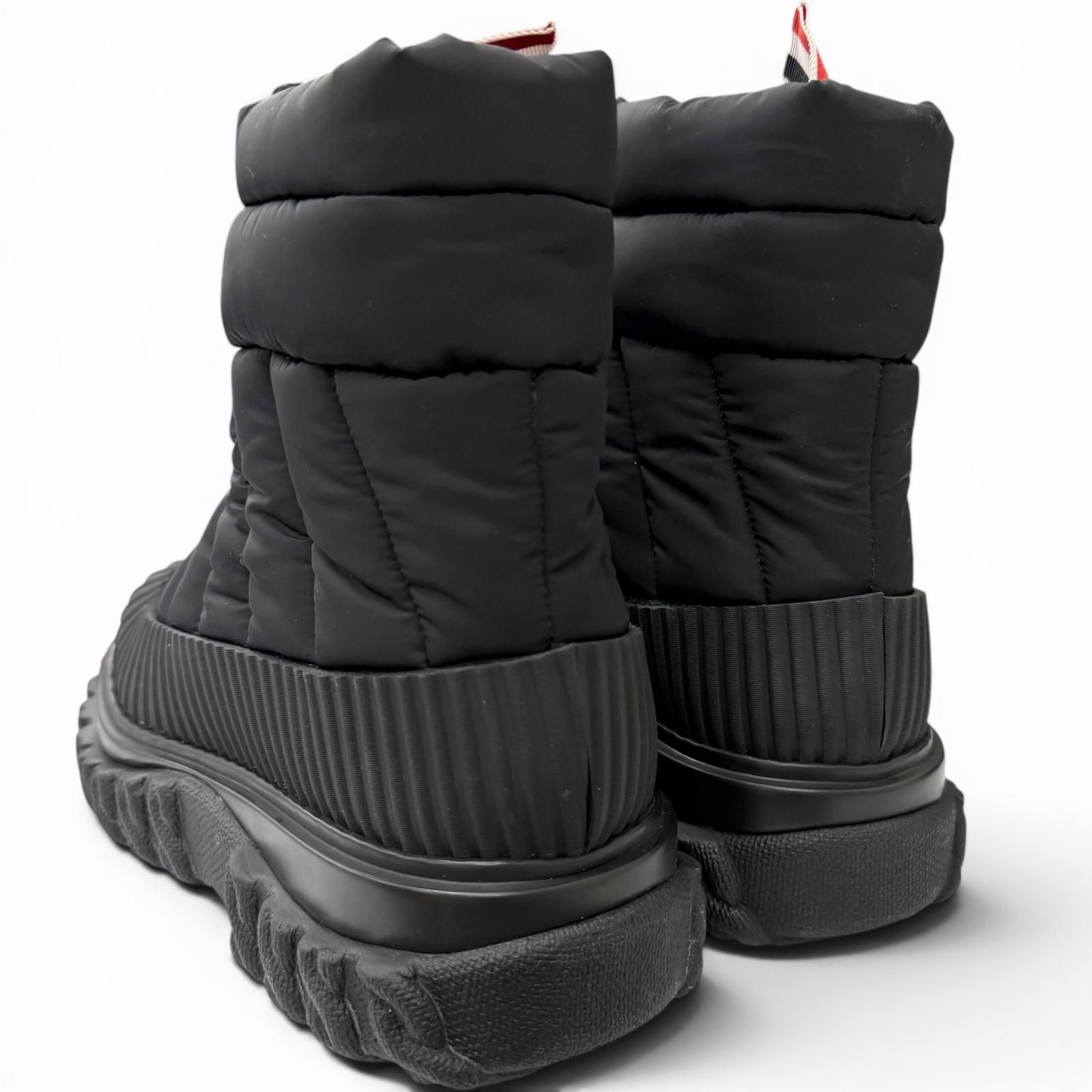 未使用品□THOM BROWNE トムブラウン QUIL TED ZIP UP DUCK BOOT