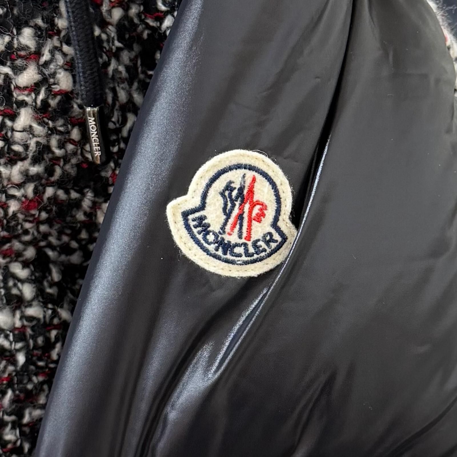 極美品☆MONCLER モンクレール 20-21AW RUNIO ウール混 ロゴワッペン付 