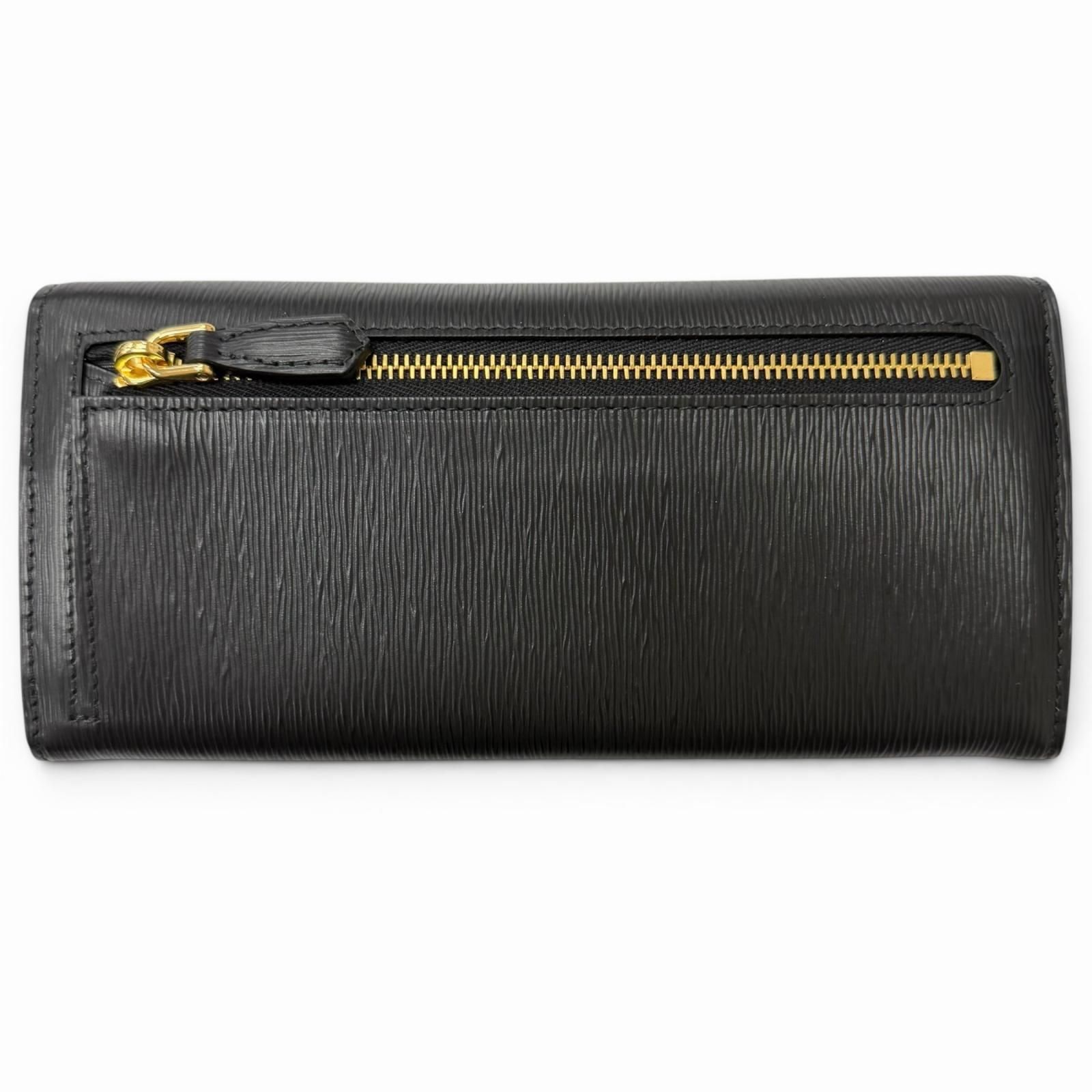 未使用品□PRADA プラダ 1MH132 ヴィッテロムーブ ゴールド金具 レザー