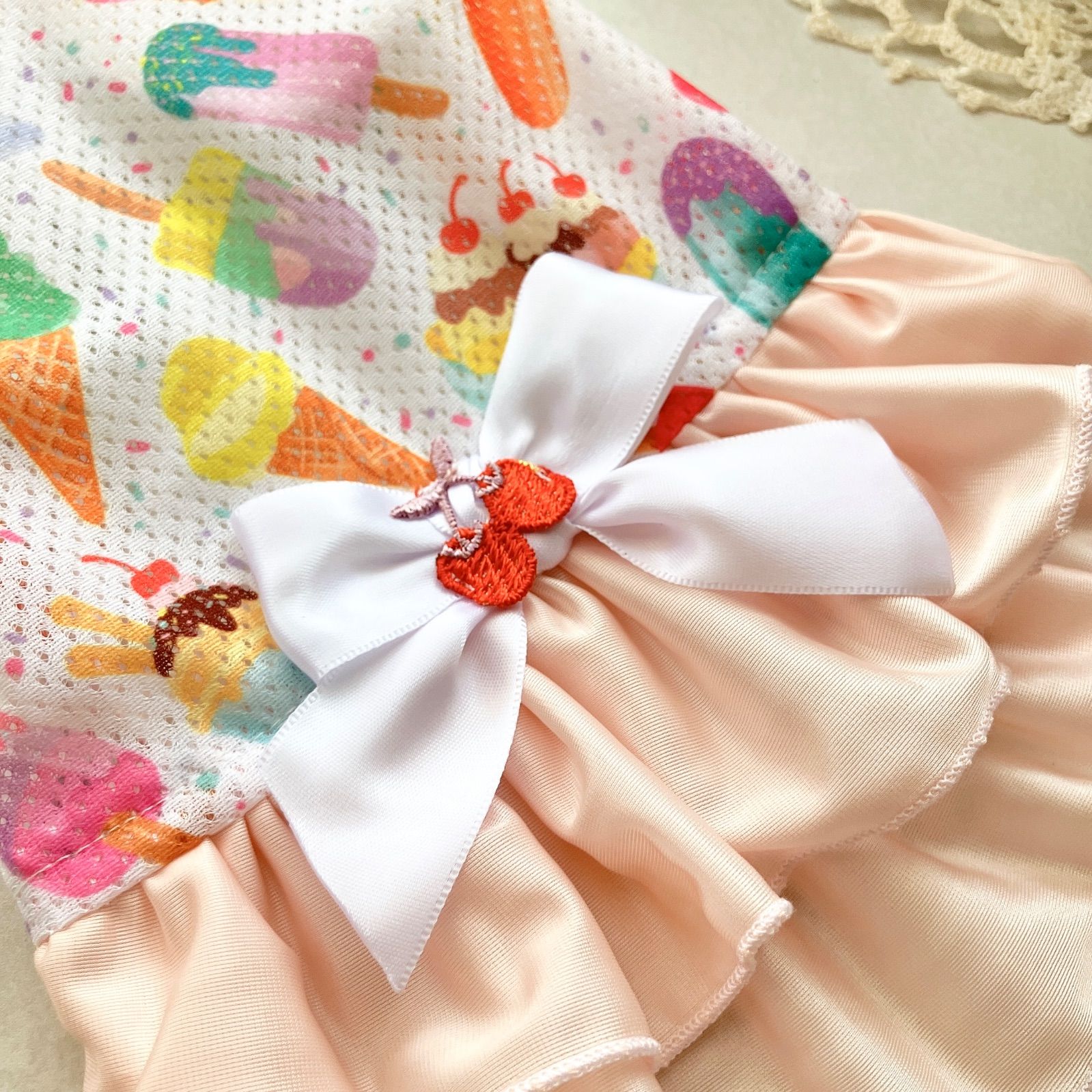 ♡ハンドメイド犬服♡アイスクリーム♡オーダー - メルカリ